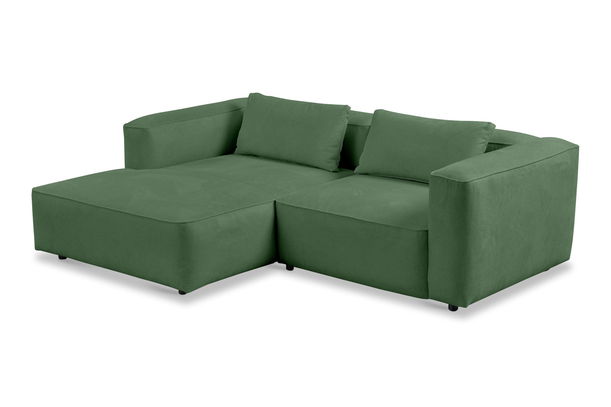 Home affaire Ecksofa »Tvinnet« Breite 228 cm, extra tiefe Sitzfläche, kubisches Sitzvergnügen