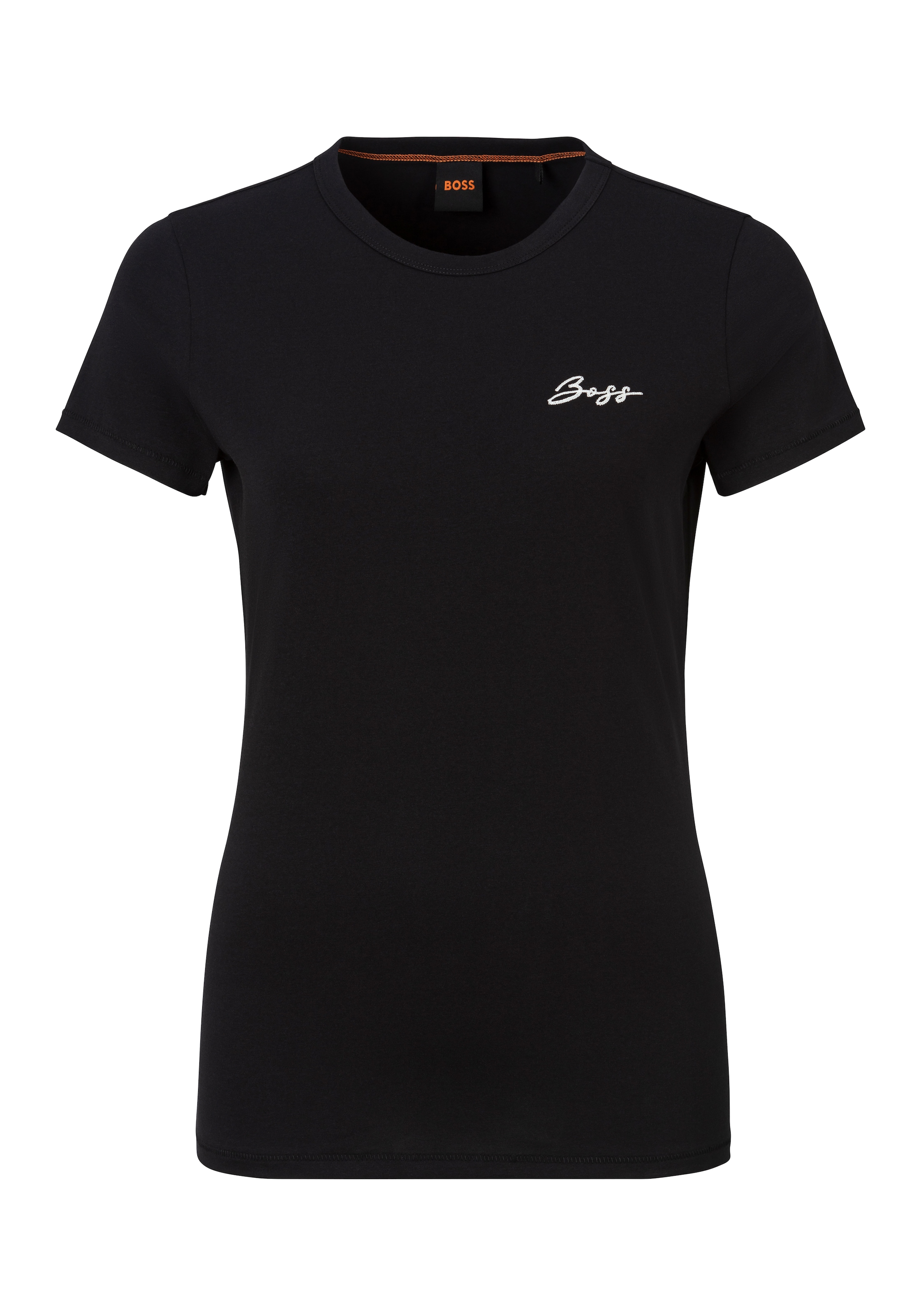 BOSS ORANGE T-Shirt »C_Elogo_20«, mit Graphic Details