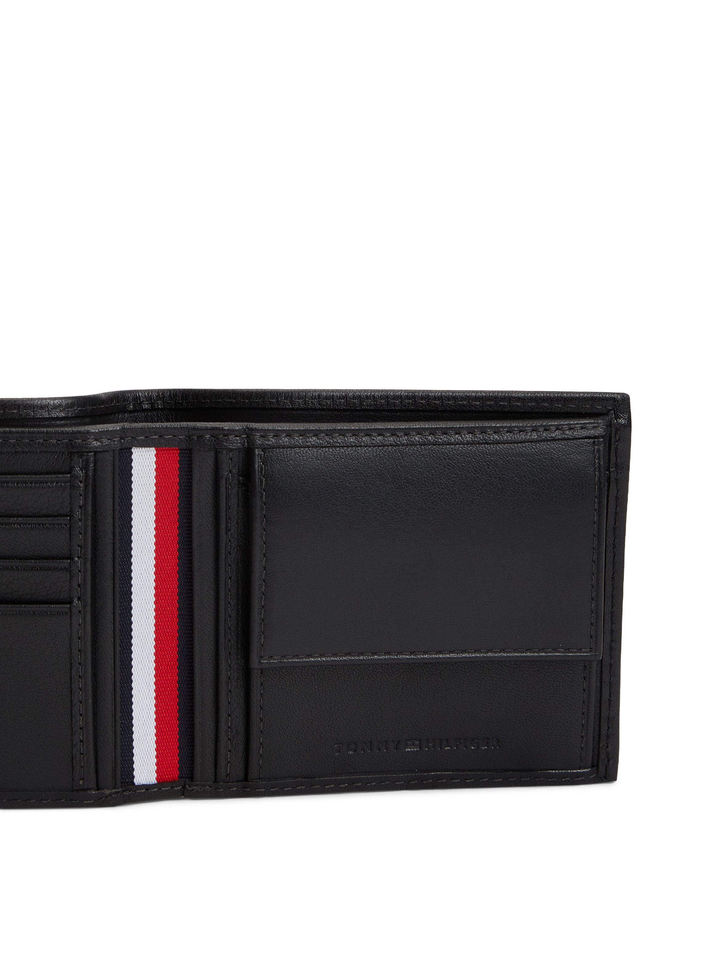 Tommy Hilfiger Geldbörse »TH SEASONAL CC AND COIN« Herren Geldbeutel, Portemonnaie mit Tommy Streifen innen