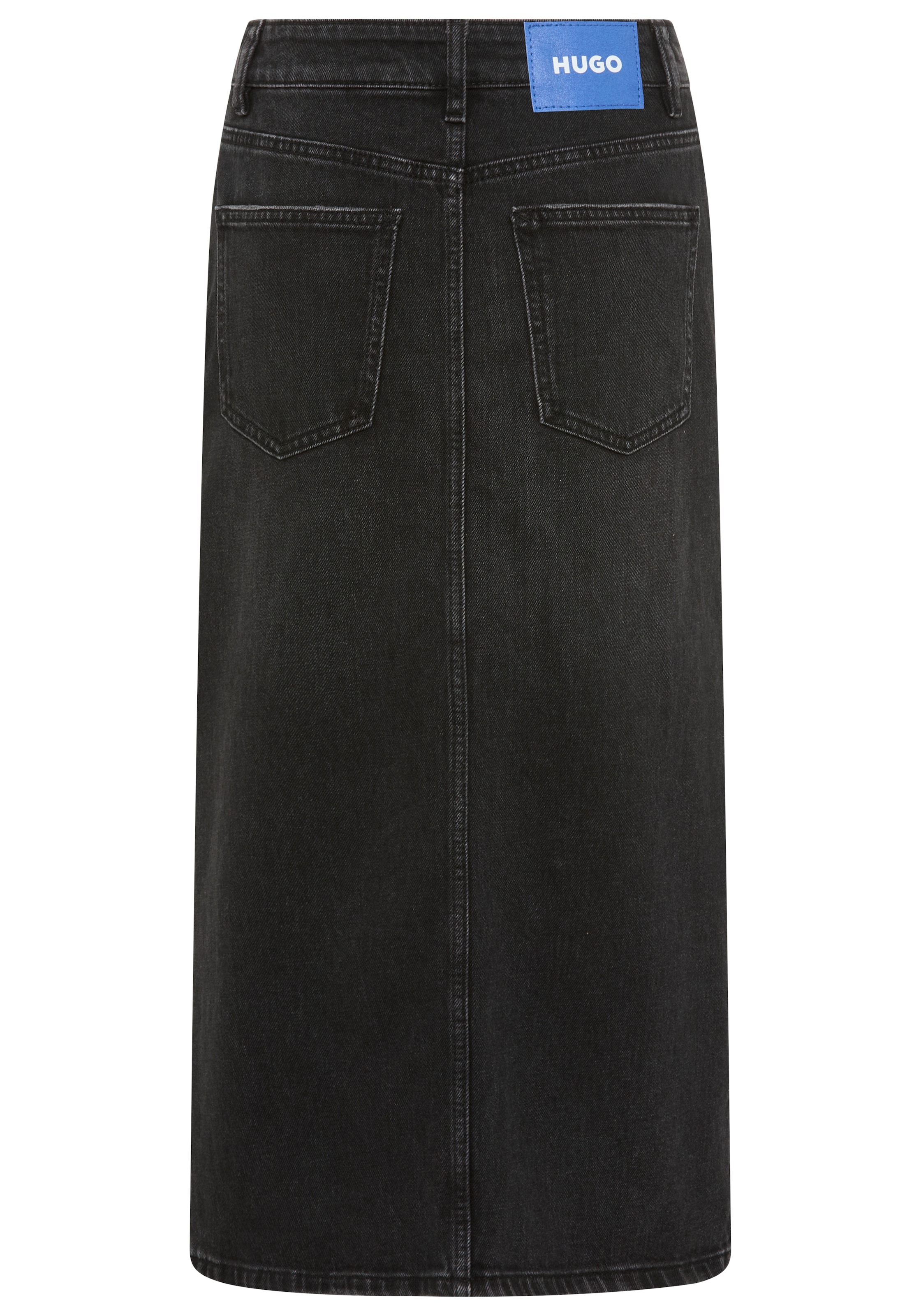 HUGO Blue Jeansrock »Goja« in Midi-Länge, mit asymmetrischem Schlitz