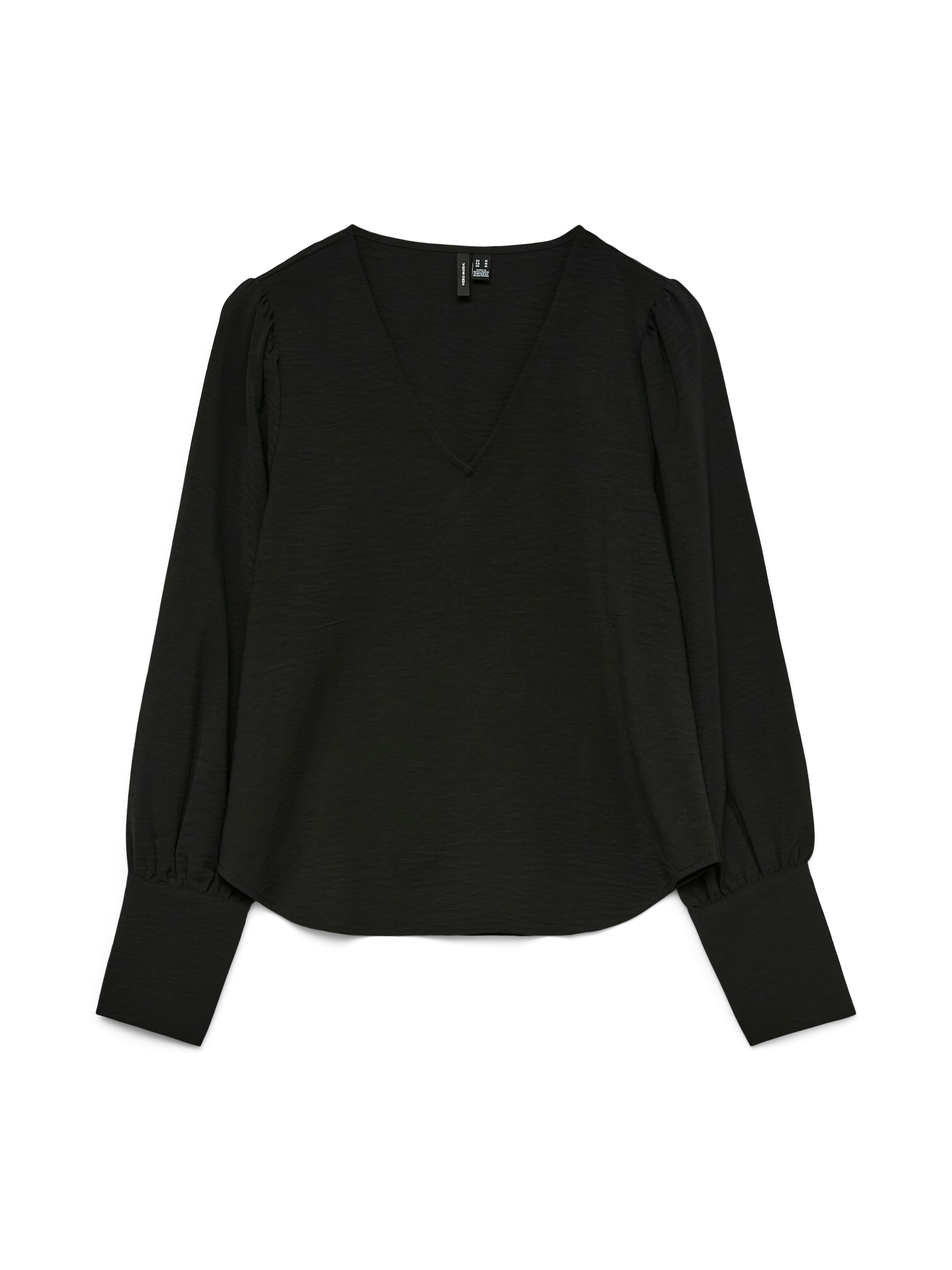 Vero Moda Langarmbluse »VMESME LS V-NECK TOP WVN GA«