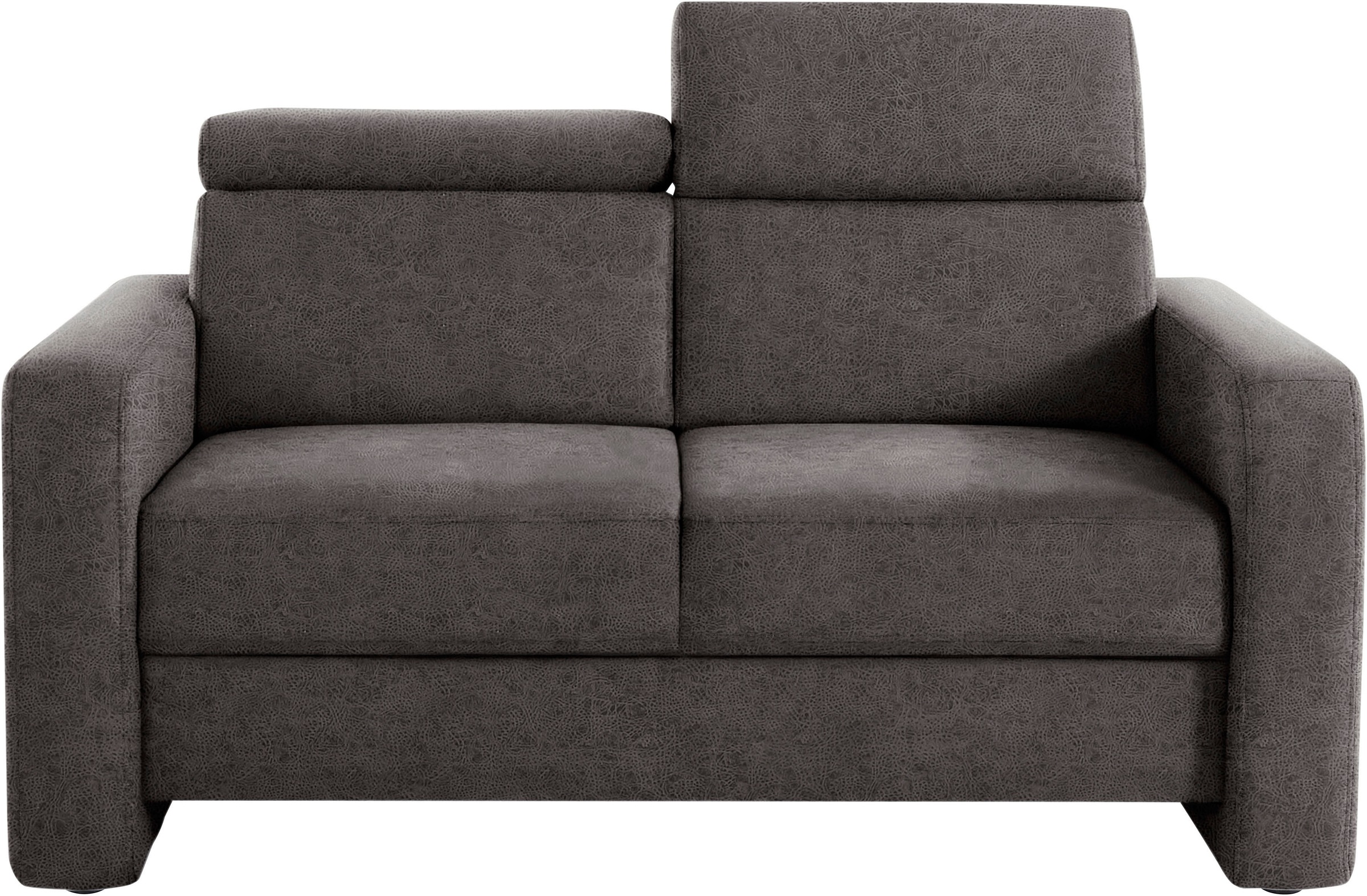 sit&more 2-Sitzer »Bologna«, inklusive Kopfteilverstellung und Federkern