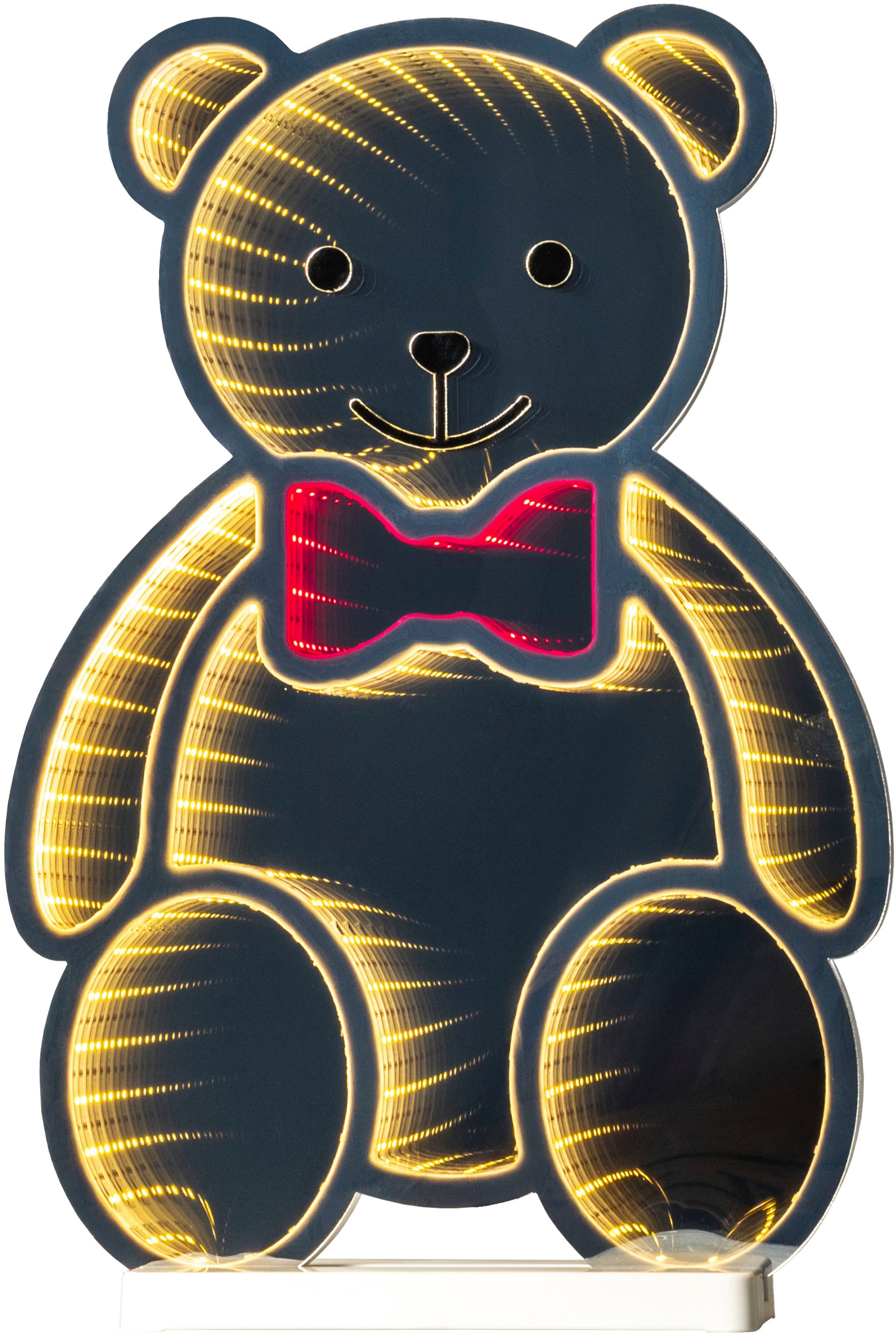 my home LED Dekofigur »Evaya« LED-Modul Warmweiß Infinity Effekt, Weihnachtsdeko für Innen, beidseitig beleuchte