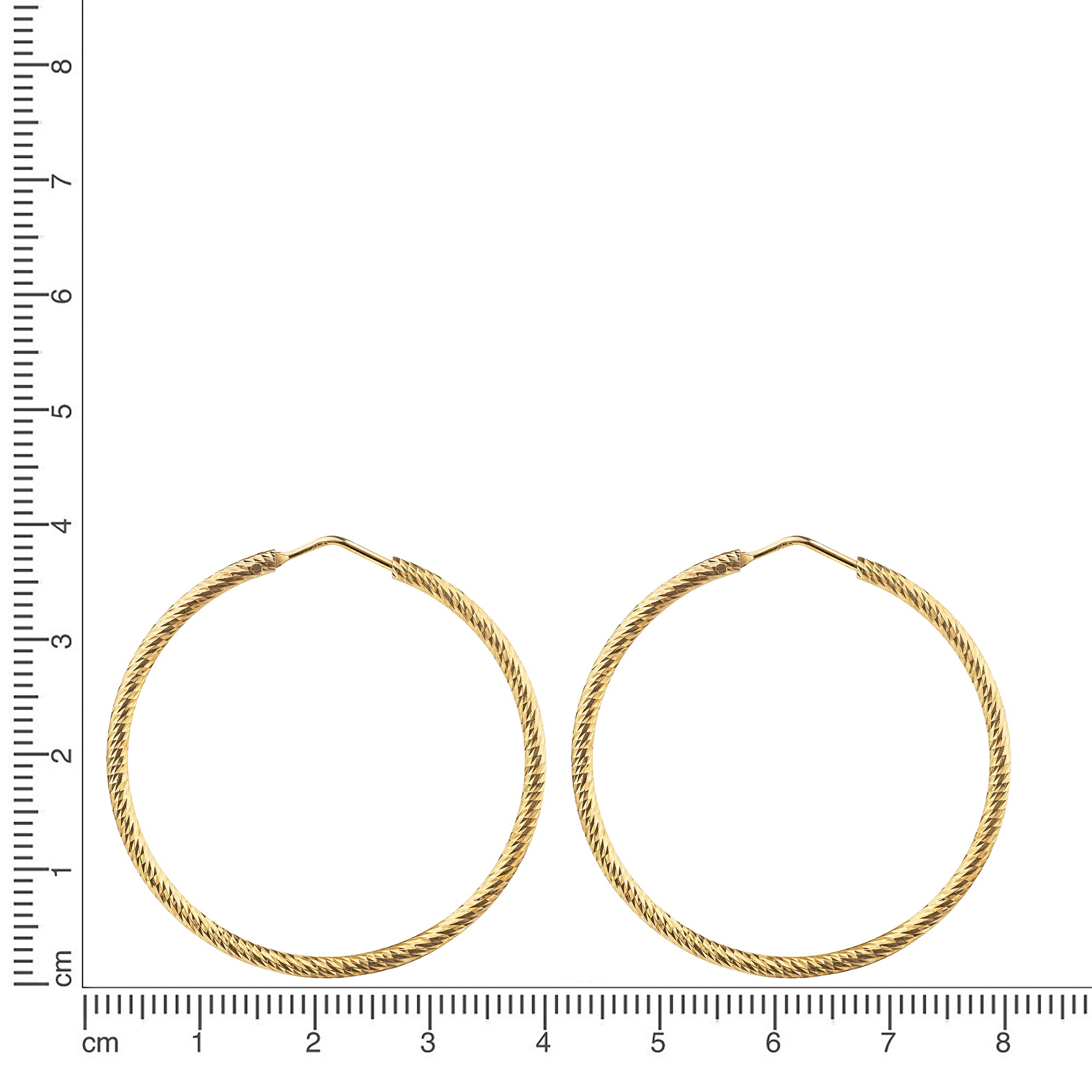 Firetti Paar Creolen »Schmuck Geschenk Silber 925 Ohrschmuck Ohrringe gedrehte Optik«