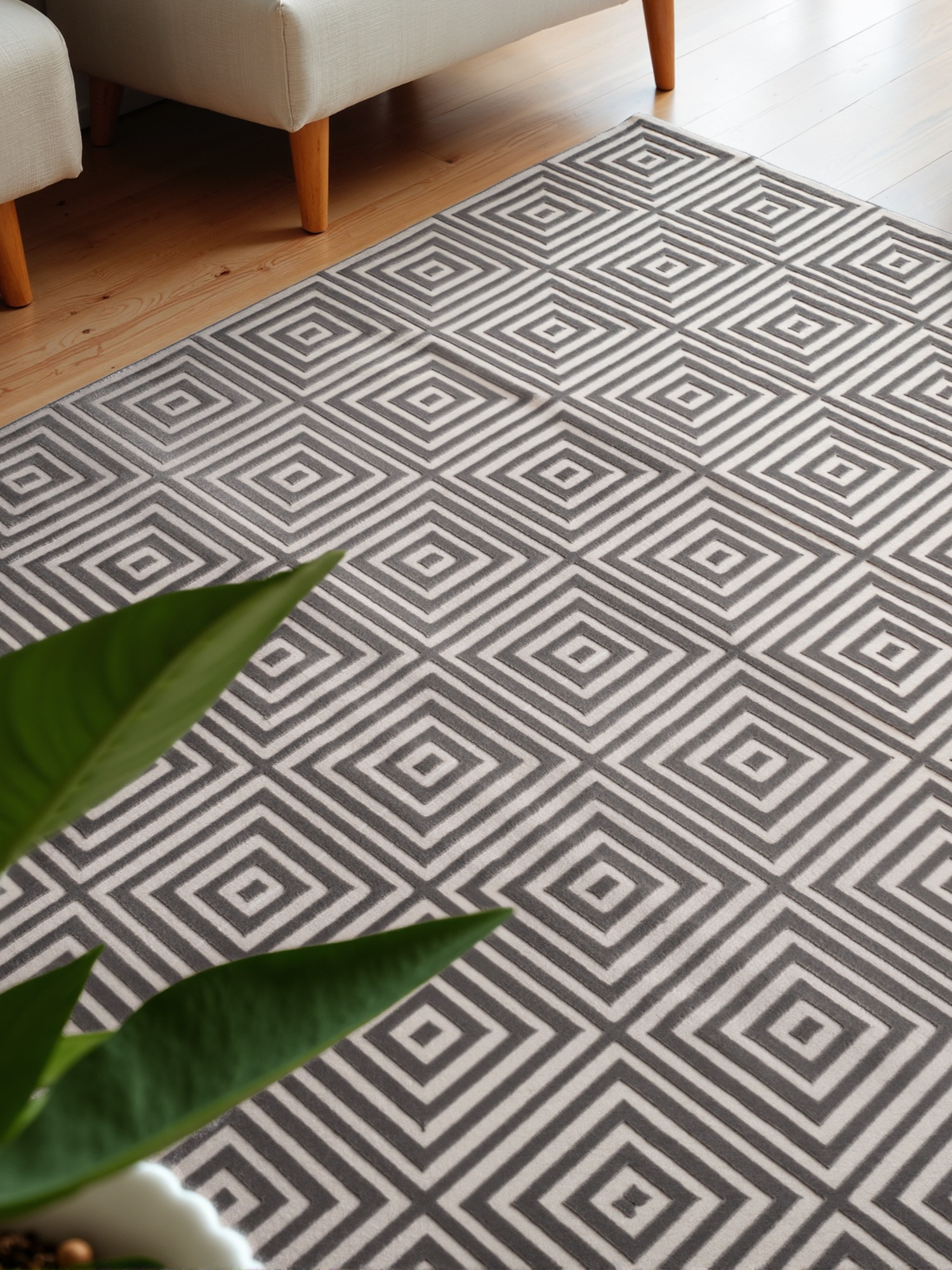 ELLE DECORATION Designteppich »Tourmaline«, rechteckig, 9 mm Höhe, Wohnzimmer, Schlafzimmer, Läufer, Hoch-Tief Effekt, Flur, Glanz