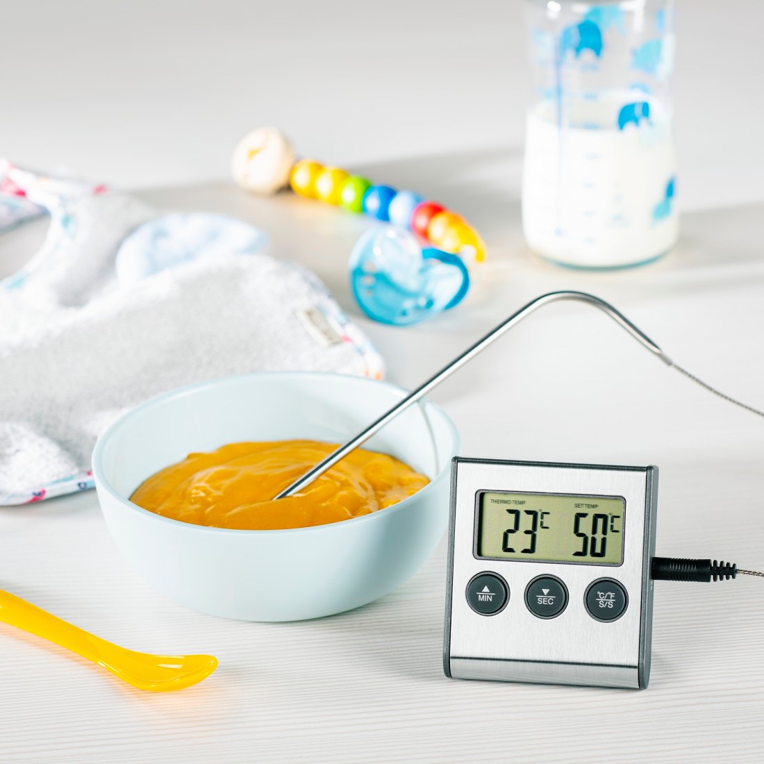 Xavax Bratenthermometer »Digitales Bratenthermometer mit Timer, Fleischther günstig online kaufen