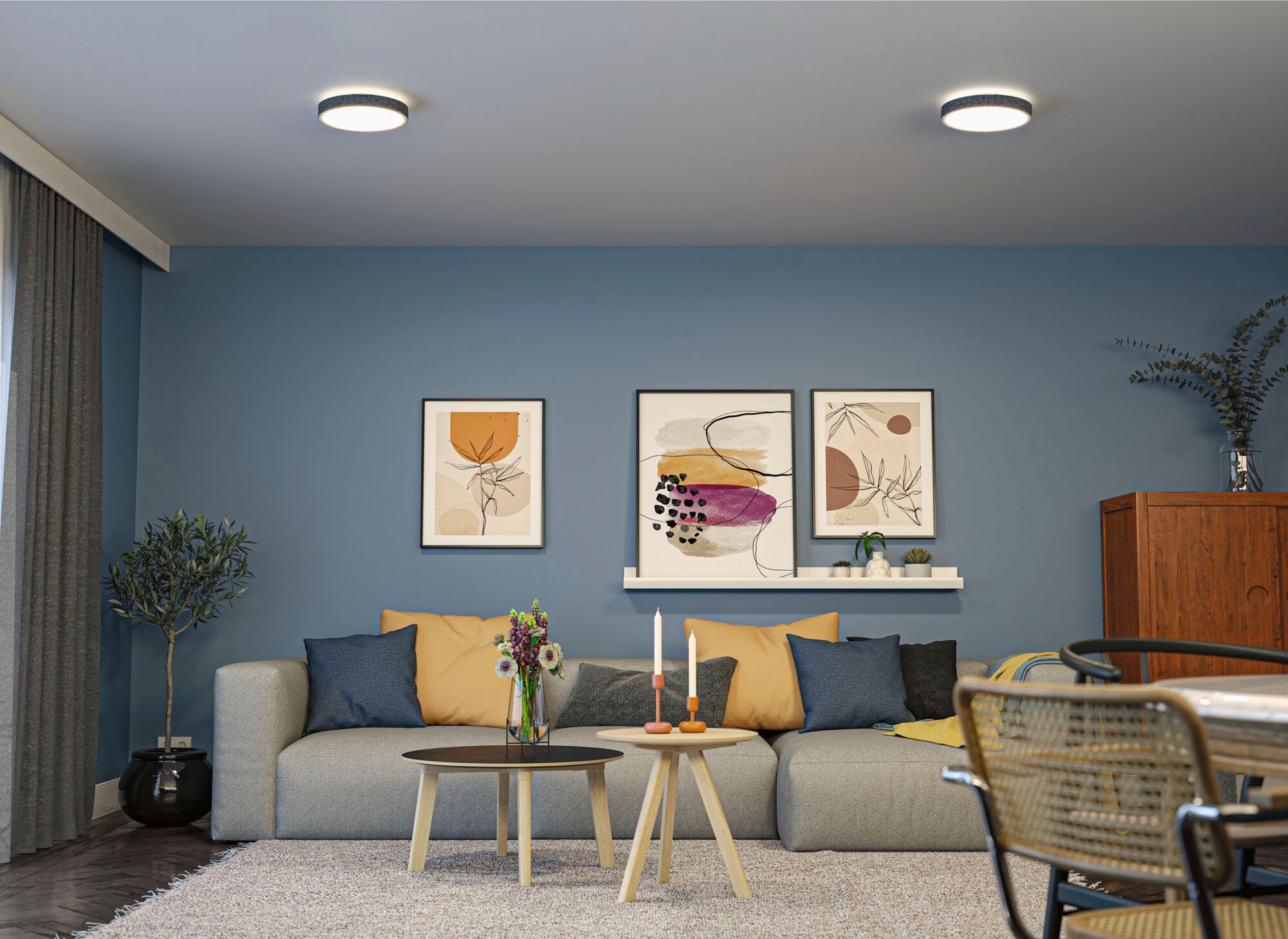 Paulmann LED Panel »Cosara 15W 4000K 300mm IP44«, 1 flammig