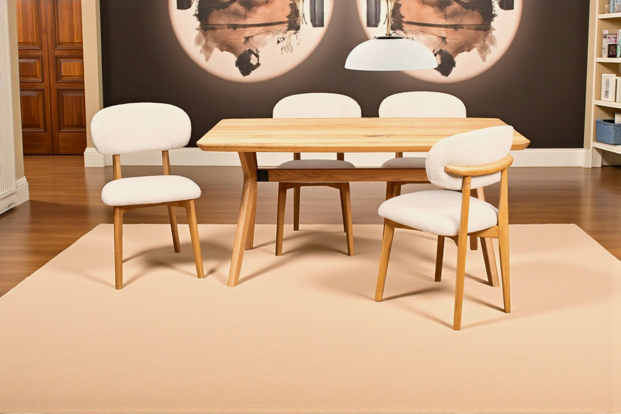 Home affaire Esszimmerstuhl »Nomo Polsterstuhl, Küchenstuhl, 4-Fußstuhl« () günstig online kaufen