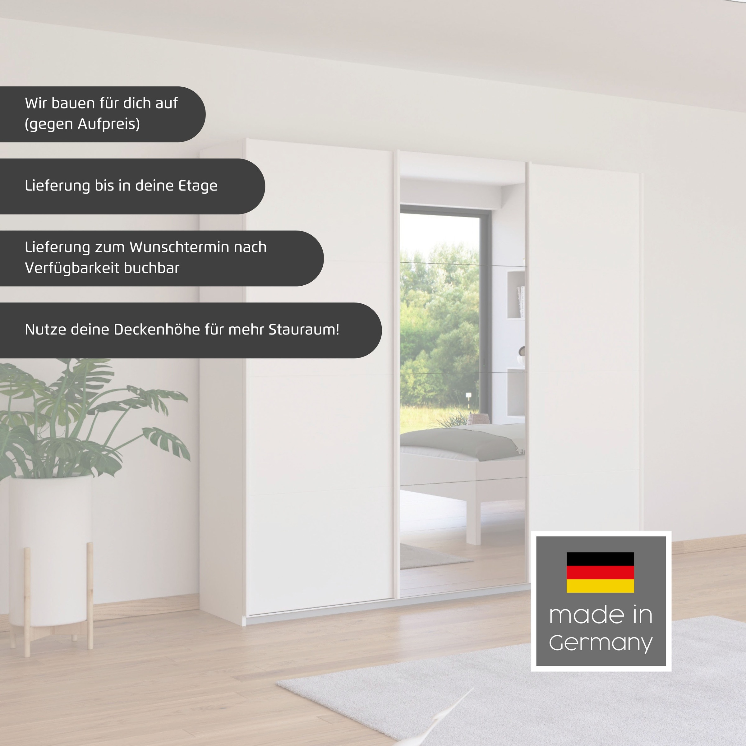 rauch Schwebetürenschrank »Kleiderschrank Schrank Garderobe OTELI inkl. 3 I günstig online kaufen