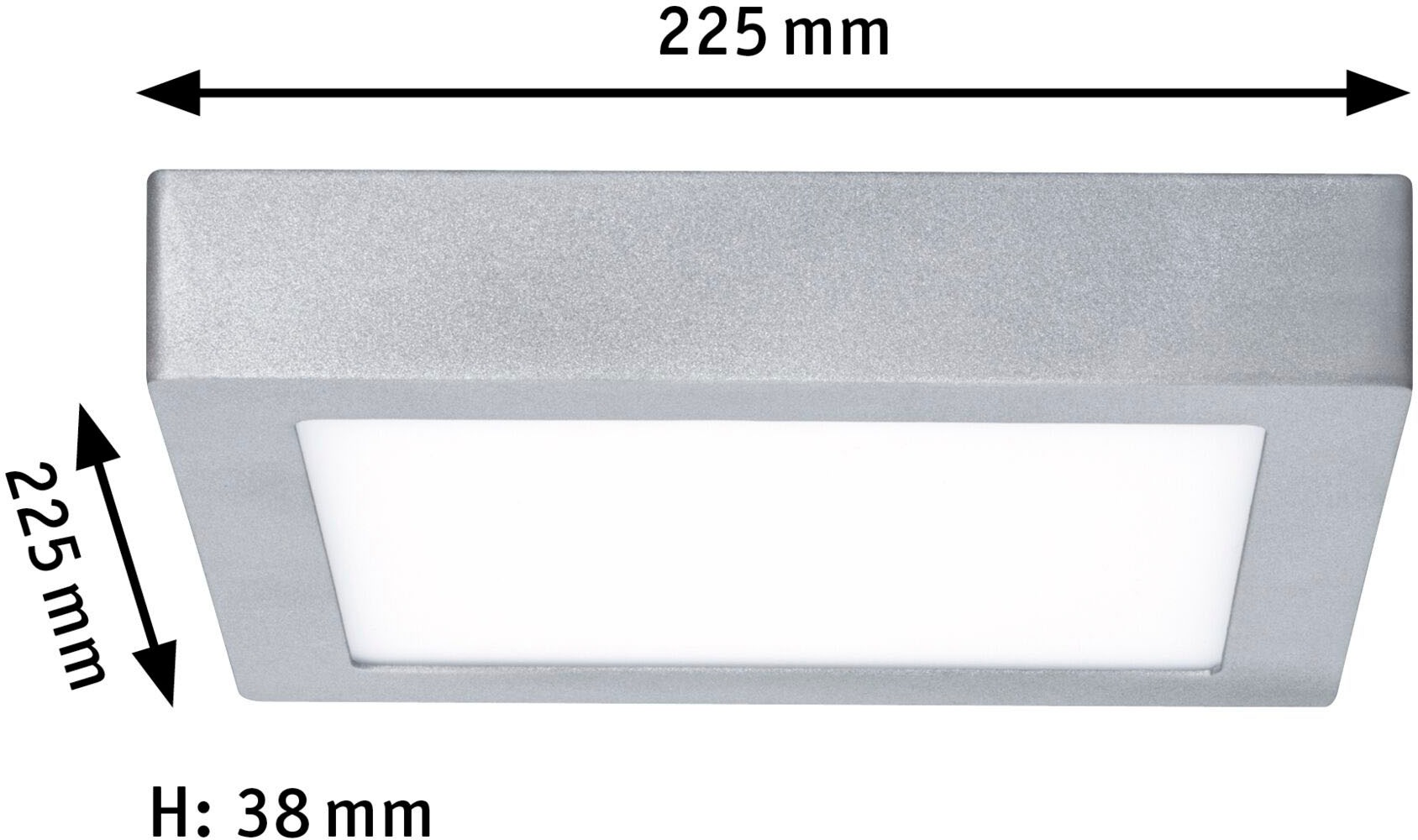 Paulmann LED Deckenleuchte »Lunar«, 1 flammig