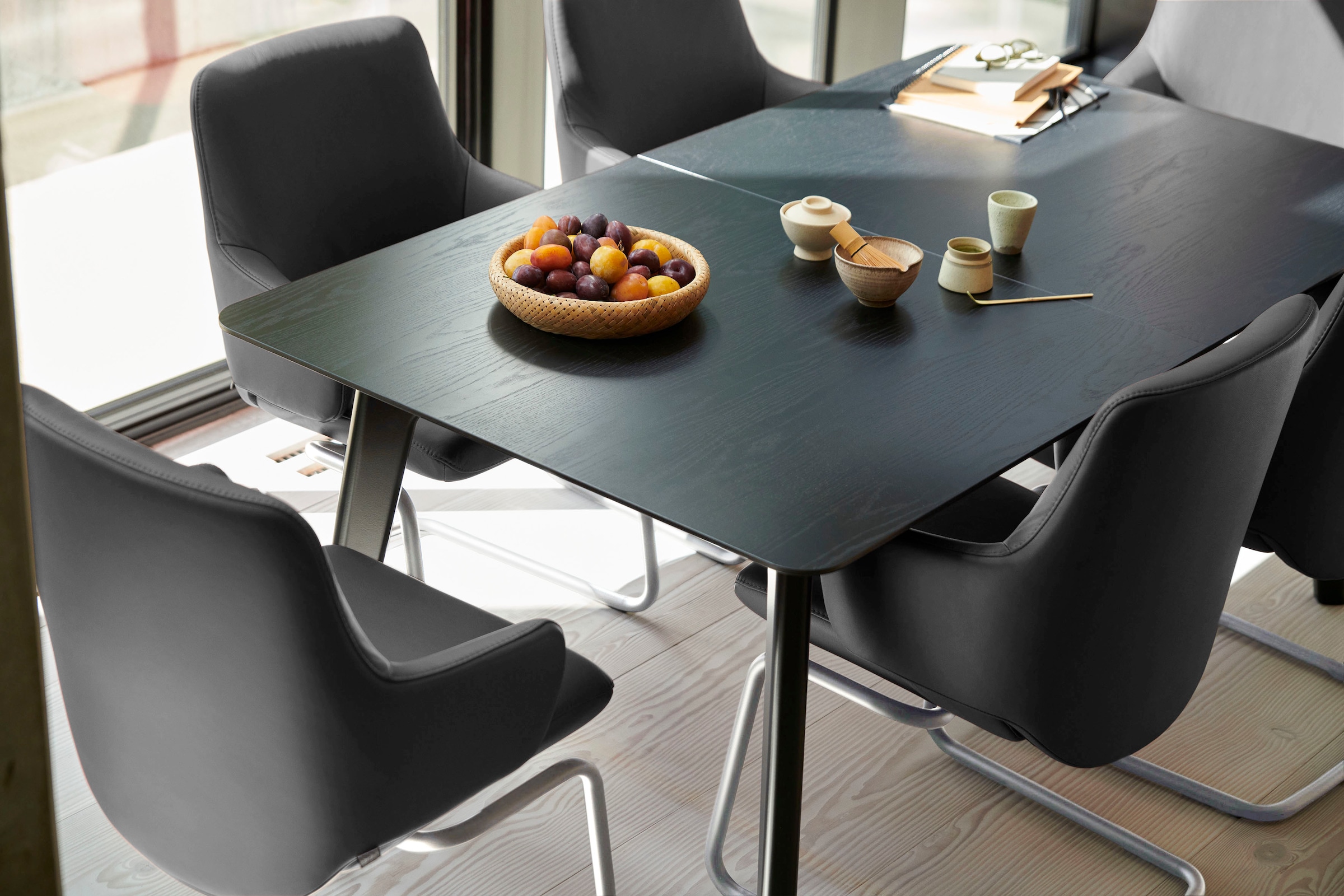 Stressless® Polsterstuhl »Laurel«, Leder BATICK, Low Back mit Armlehne, Größe L, mit Beinen aus Stahl in Chrom glänzend