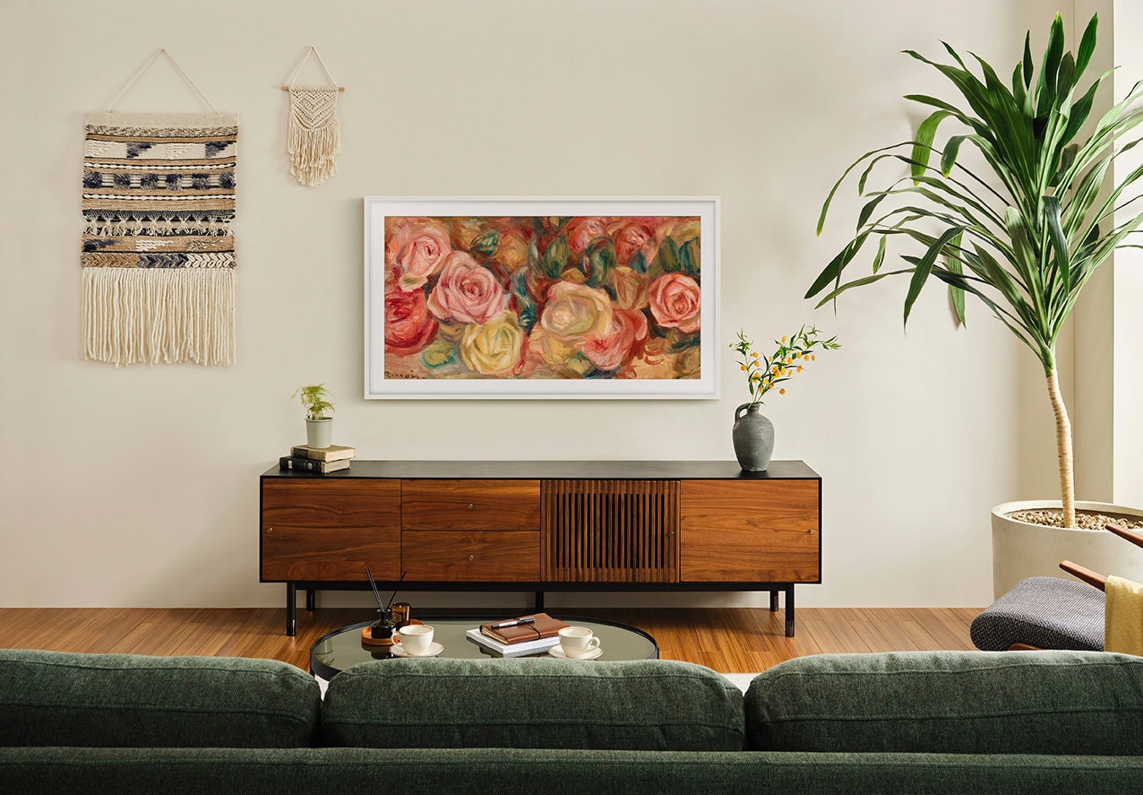 Samsung QLED-Fernseher »GQ43LS03DAU«, 4K Ultra HD, Smart-TV, The Frame, Mattes Display, Art Mode, Austauschbare Rahmen, Dolby Atmos