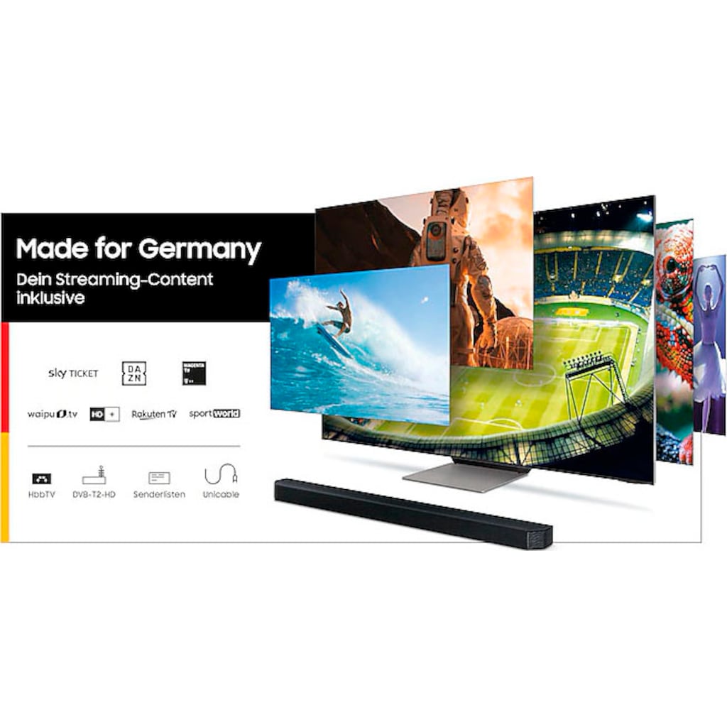 Samsung LED-Fernseher »GU65AU7199U«, 163 cm/65 Zoll, 4K Ultra HD, Smart-TV, HDR,Crystal Prozessor 4K,Q-Symphony,Contrast Enhancer