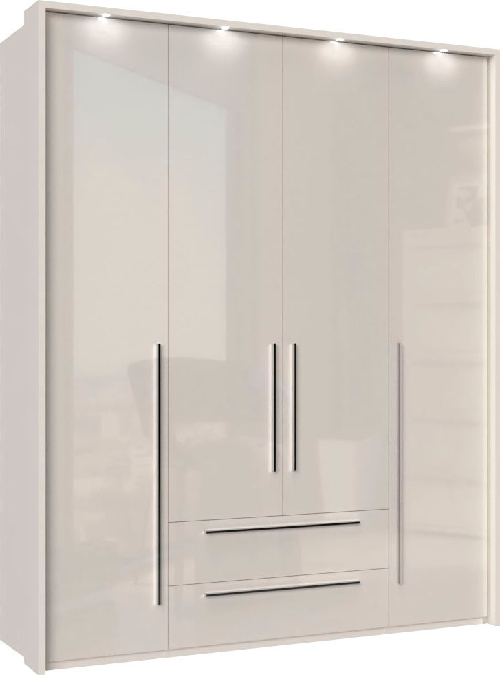 PLACES OF STYLE Drehtürenschrank »Piano, inklusive Rahmen und Beleuchtung, günstig online kaufen