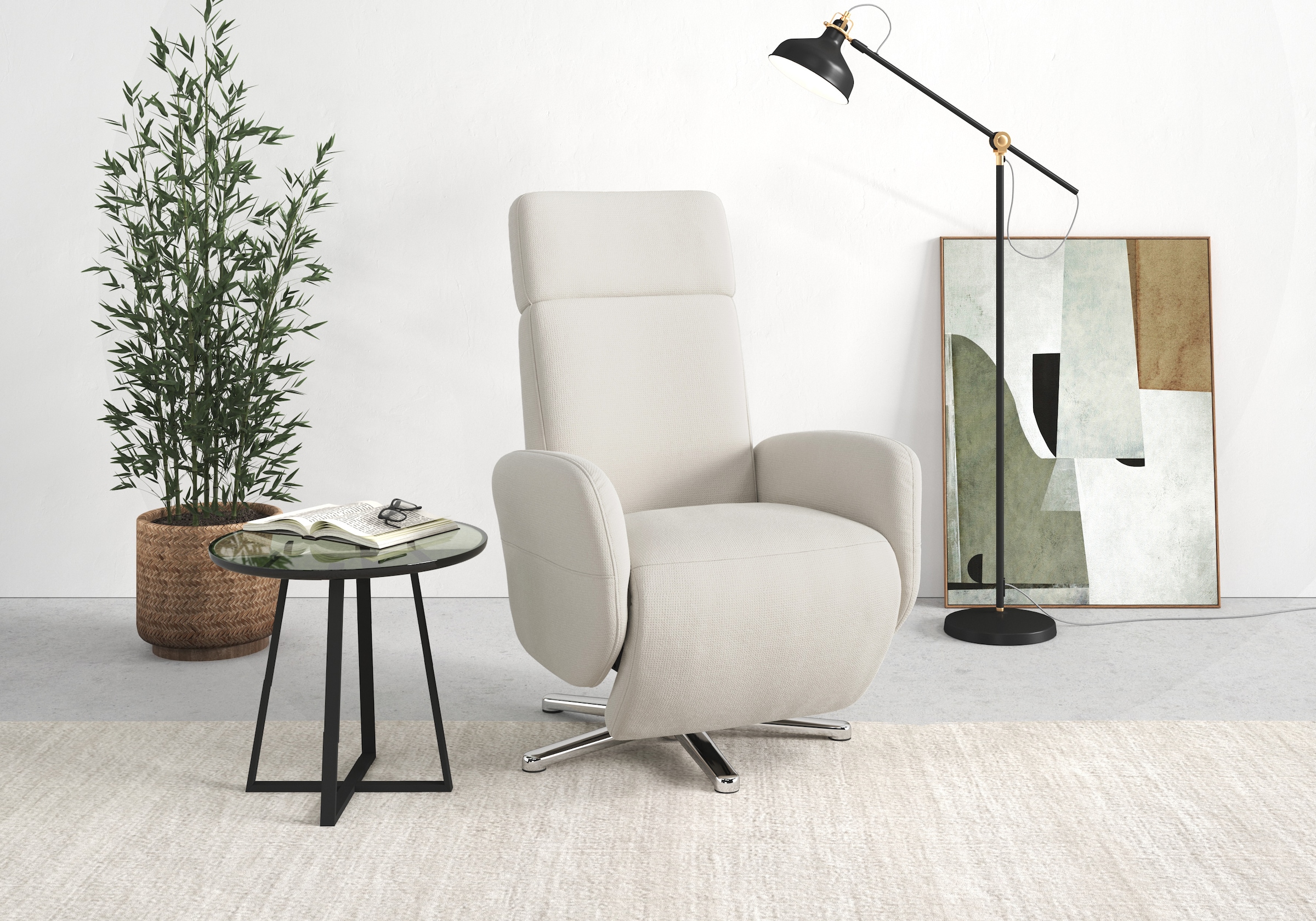 sit&more TV-Sessel »Grenoble, inkl. Kopfteilverstellung« wahlweise mit 2 Mo günstig online kaufen