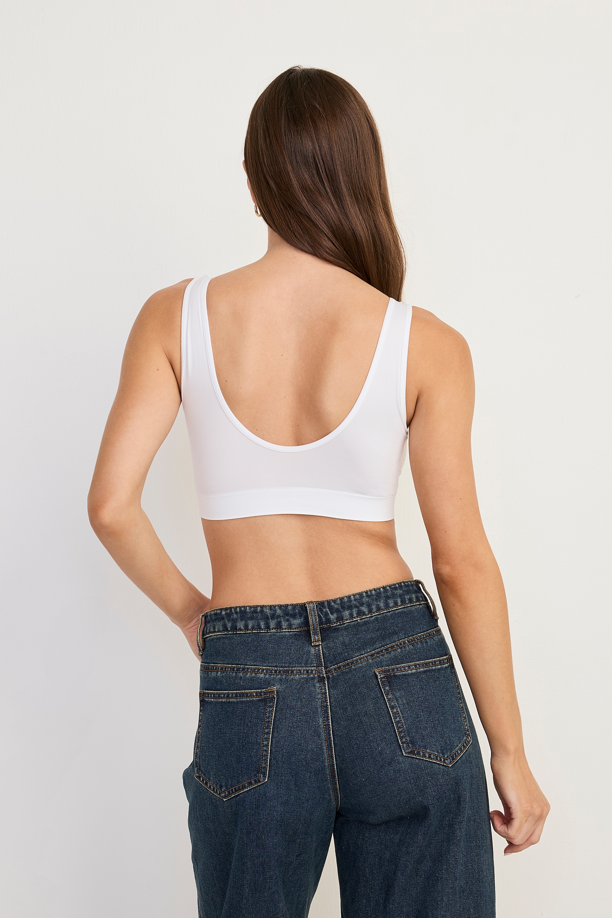 Jockey Bralette »Seamfree Stretch« 2er Pack,  Rundhals, breite Träger, ohne Seitennähte