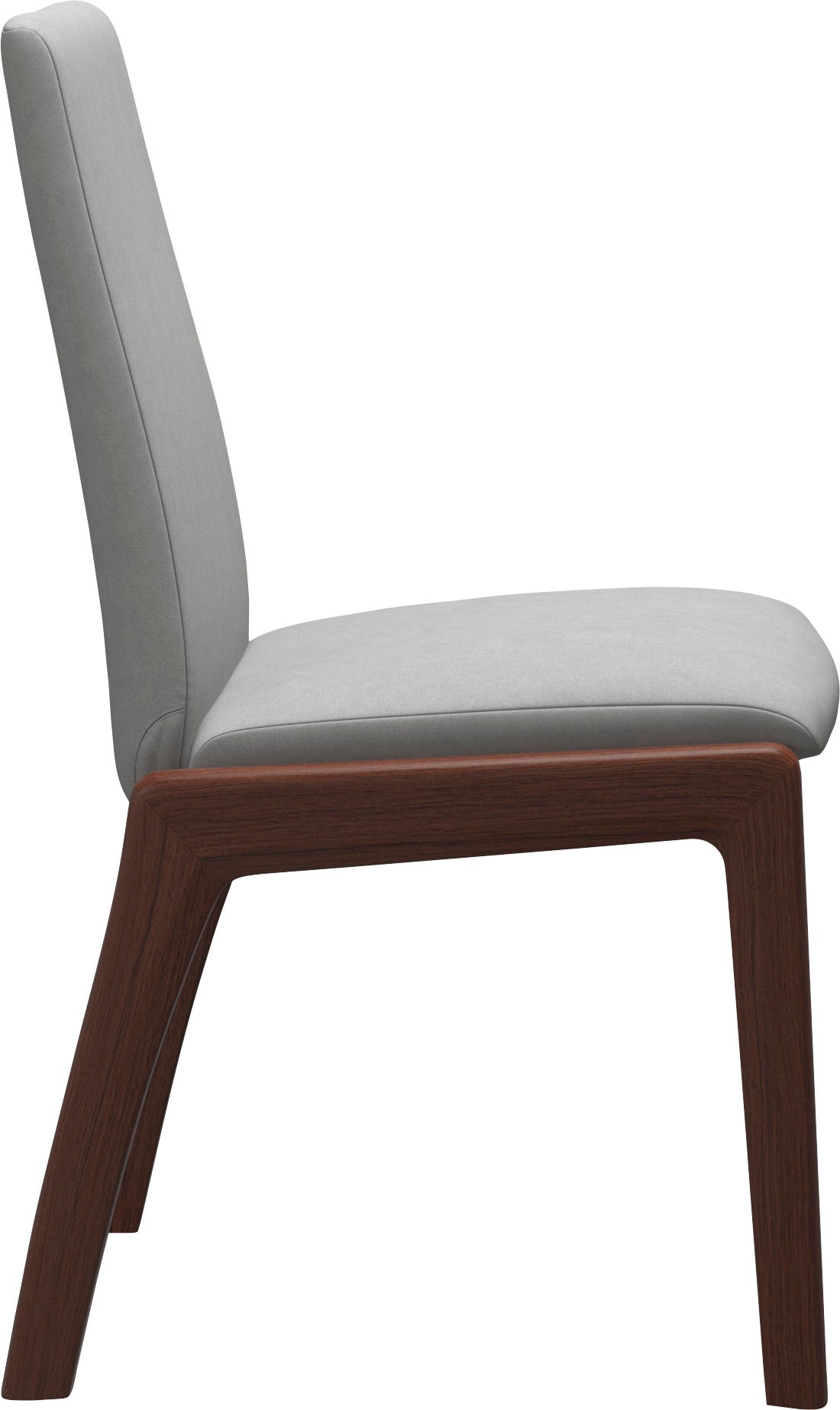 Stressless® Polsterstuhl »Laurel«, Microfaser DINAMICA, Low Back, Größe M, mit abgerundeten Beinen in Walnuss