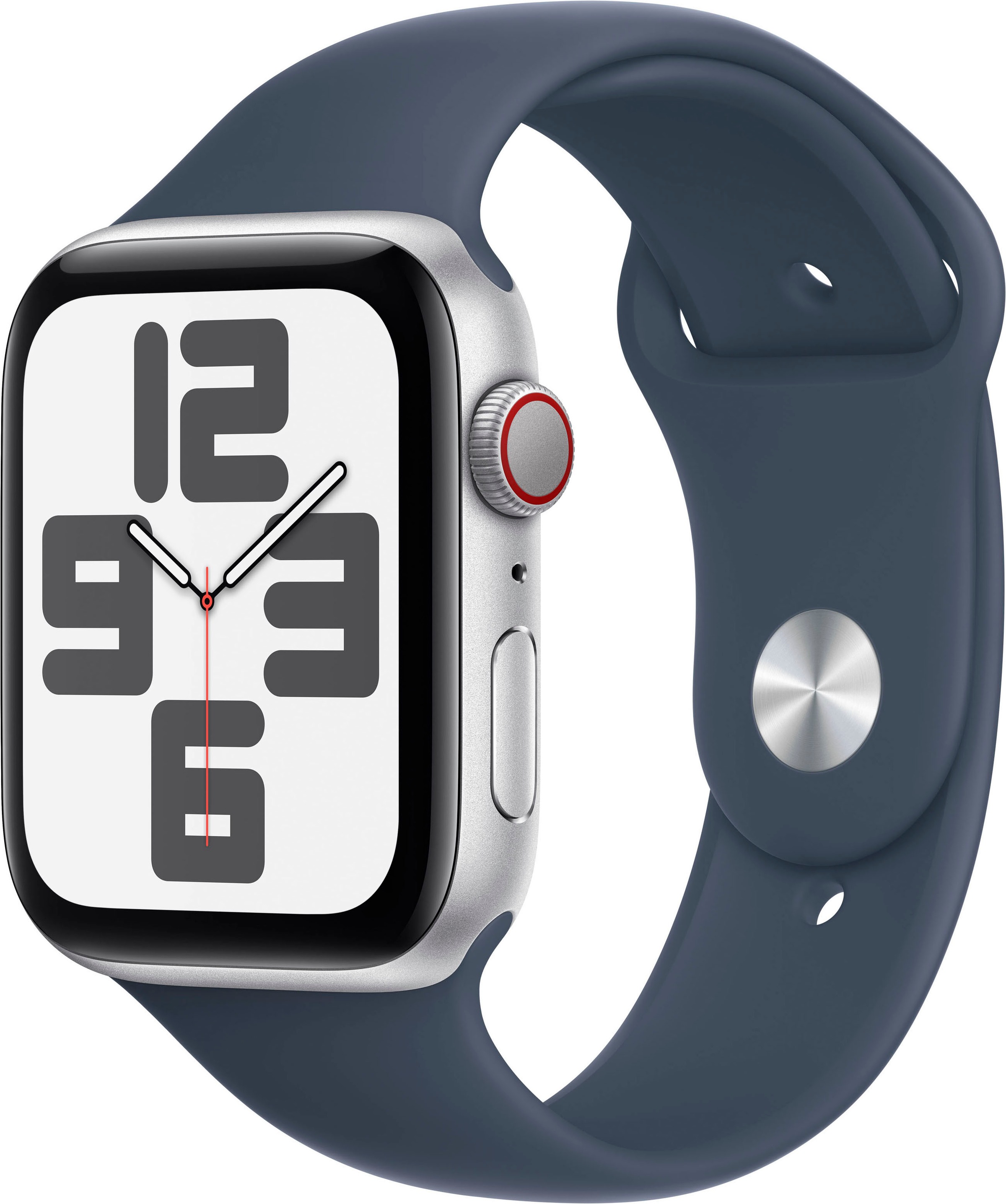APPLE Smartwatch »Watch SE Aluminium« (4, 4 cm / 1, 73) Watch OS 10;Siri;EKG;Herzfrequenz Silber