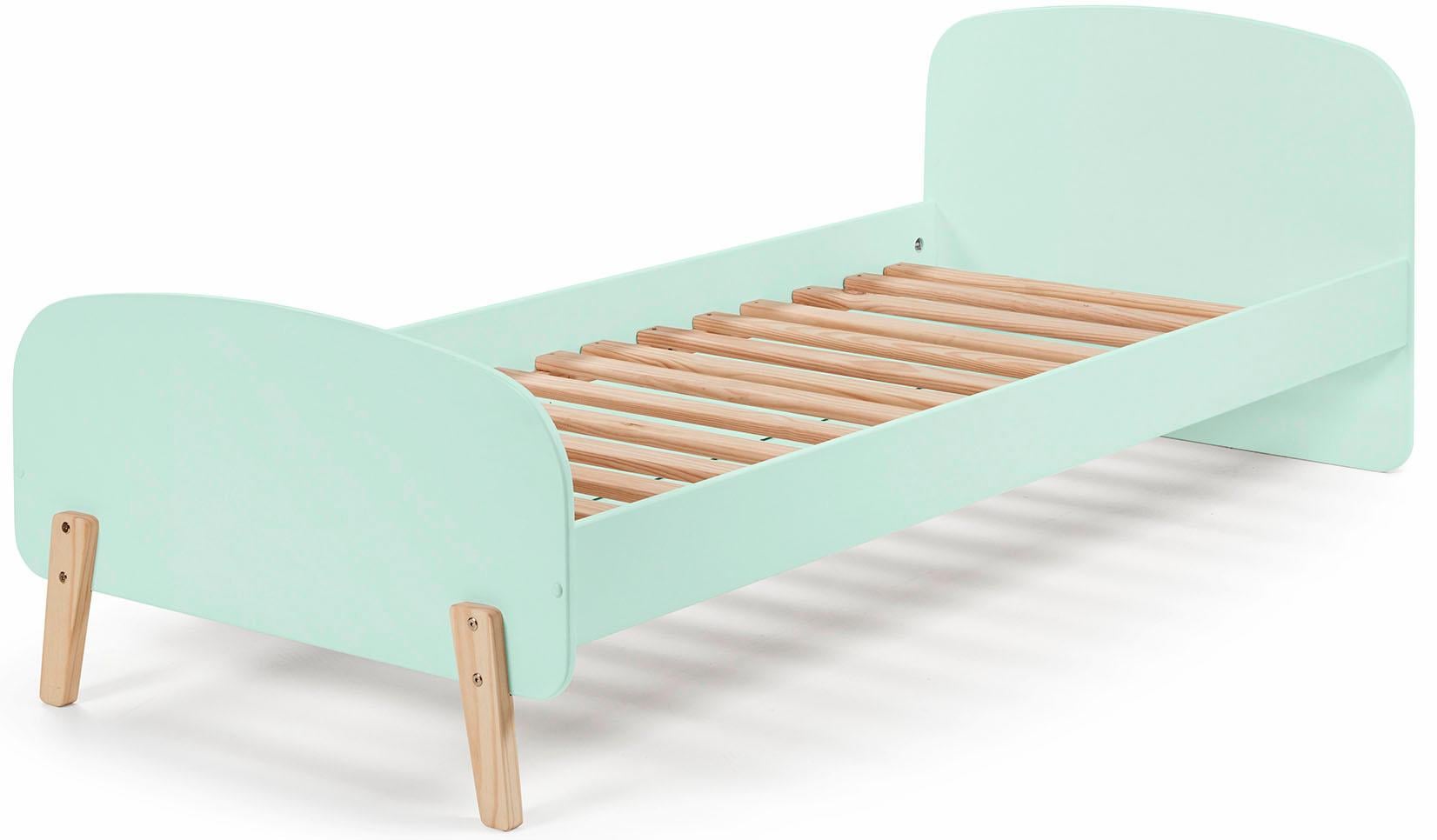 Vipack Kinderbett »Kiddy, Inkl. Rolllattenrost, Liegefläche 90/200 Cm« B/H/T Ca. 205x72x94cm, Gerundetes Kopf-/Fußteil, Verschiedene Farben,