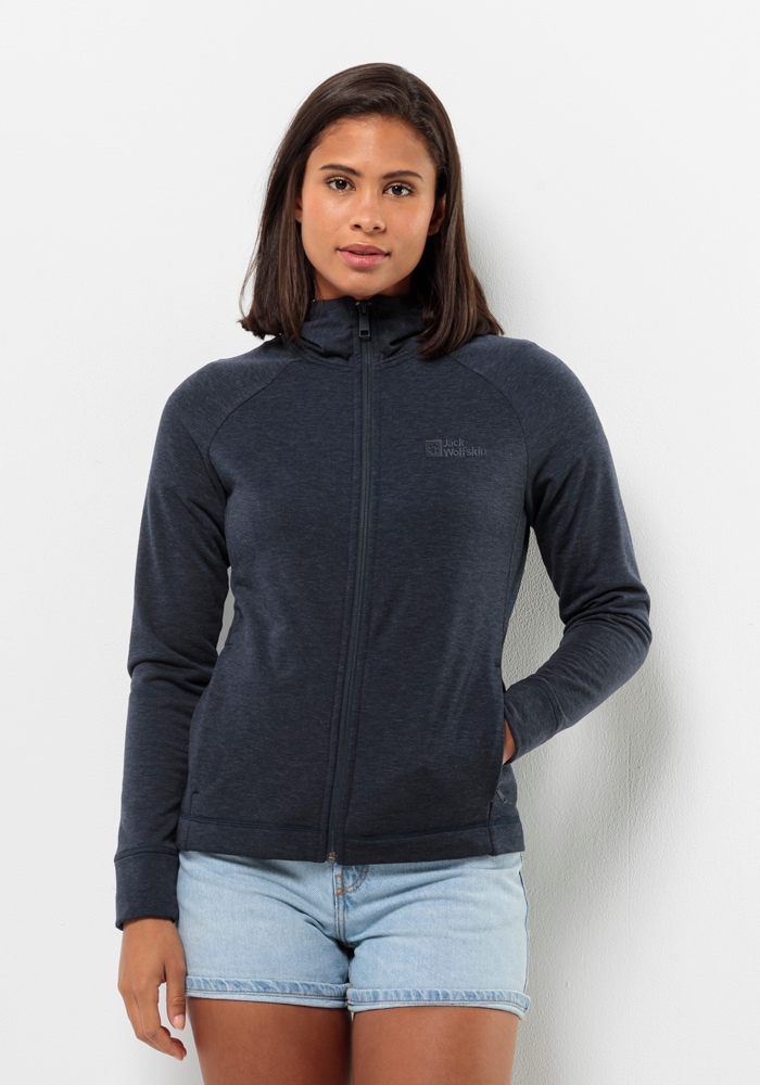 Jack Wolfskin Fleecejacke »WALDSEE HOODED JKT W«, mit Kapuze