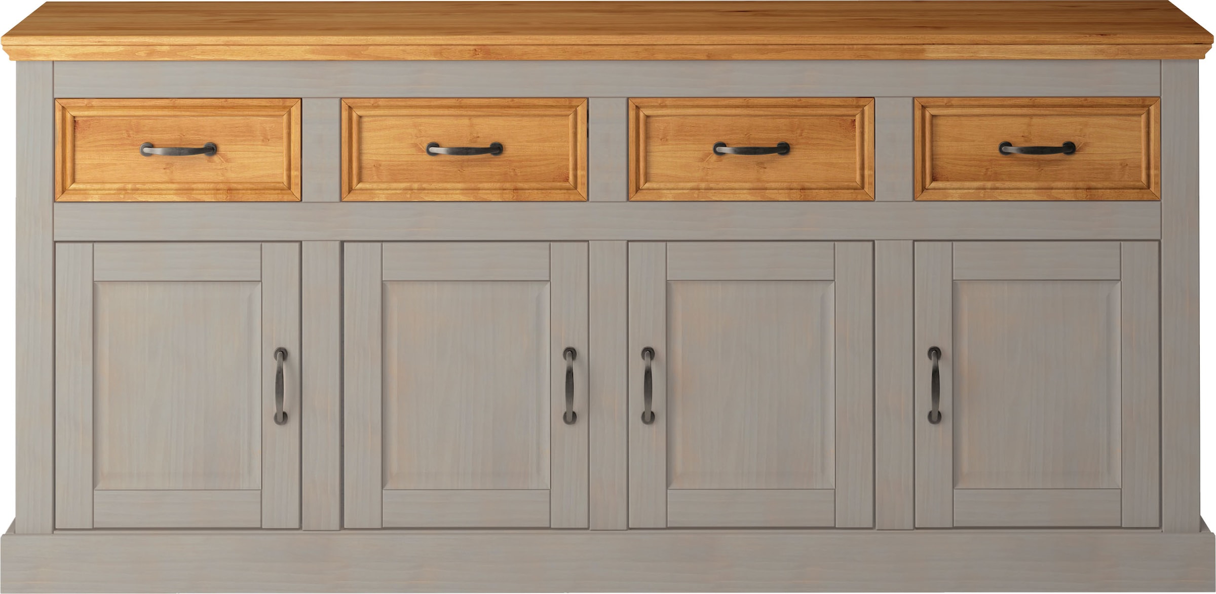 Home affaire Sideboard »Selma«, Kommode mit 4 Türen und 4 Schubkästen. Breite 192 cm