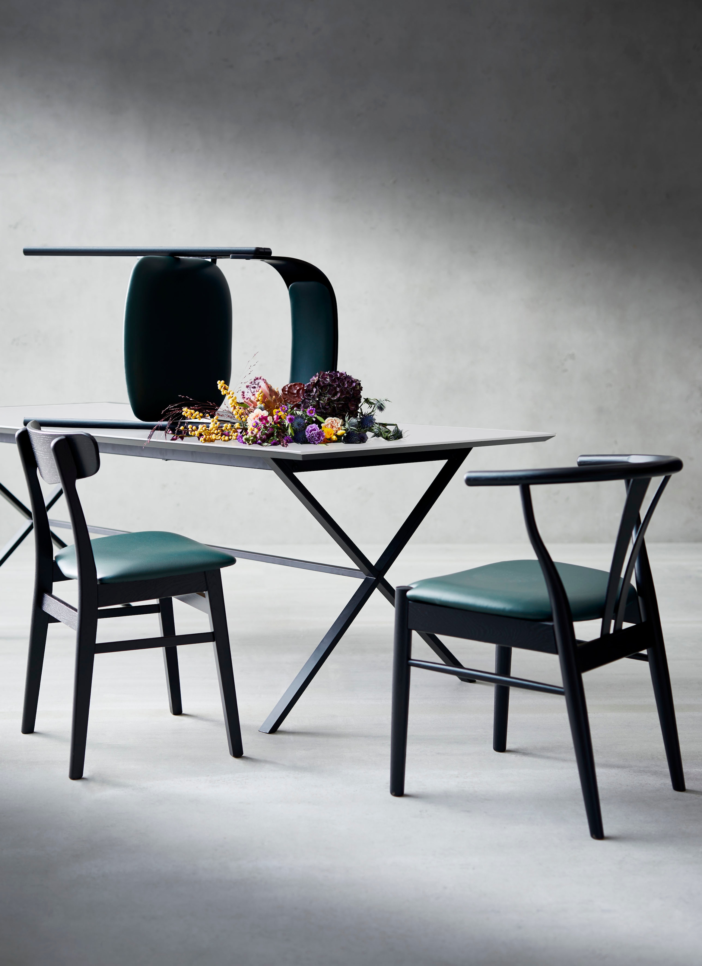MDF, rechteckige gekreuztes Furniture Hammel Tischplatte Esstisch auf by Metallgestell kaufen Hammel«, »Meza Raten