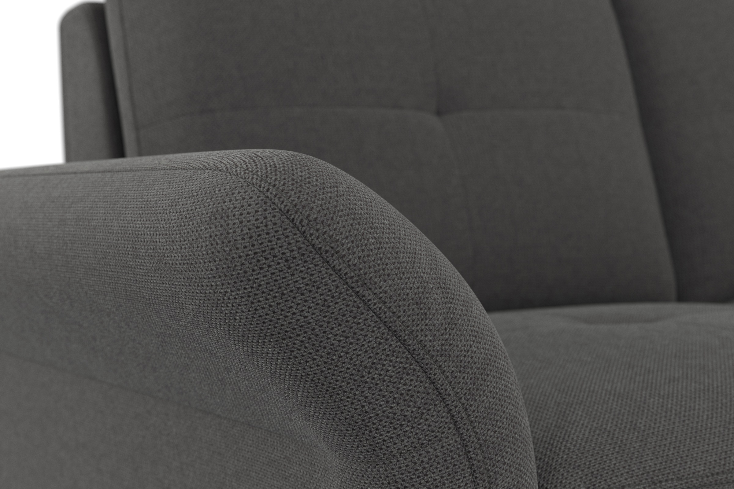 Places of Style Ecksofa »Calando L-Form«, wahlweise mit Bettfunktion, Bettkasten und Armteilfunktion