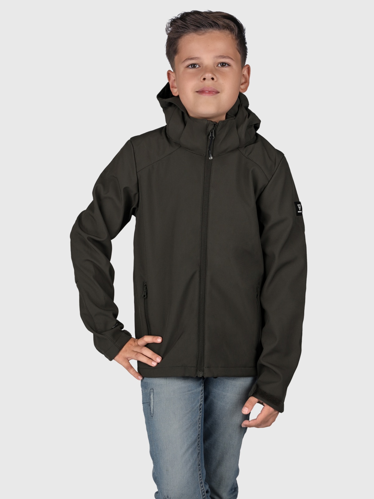 Brunotti Softshelljacke »Mippy Boys Softshell Jacket«, mit Kapuze