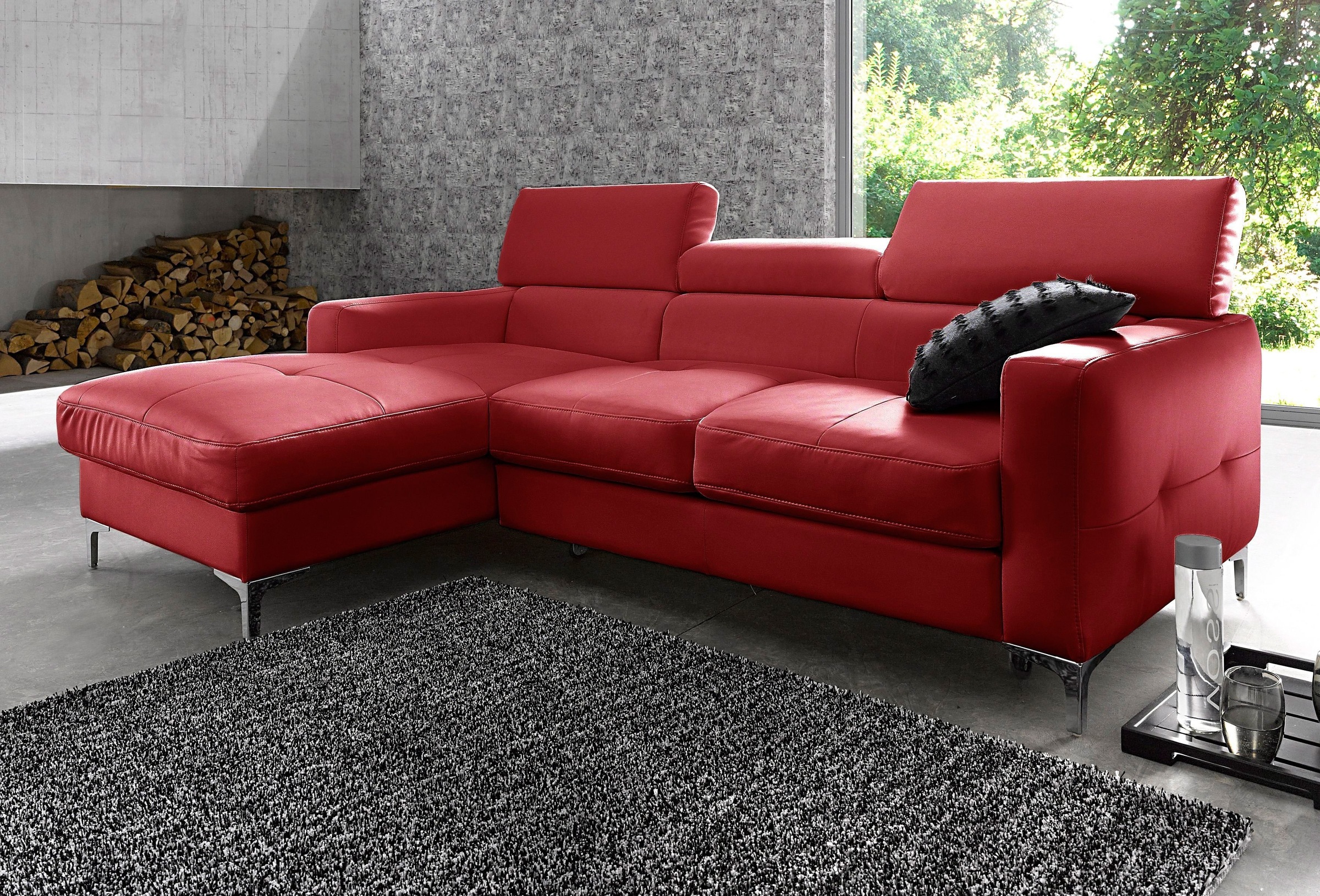COTTA Polstergarnitur »Sammy L-Form«, (Set), Set bestehend aus: Ecksofa mit günstig online kaufen