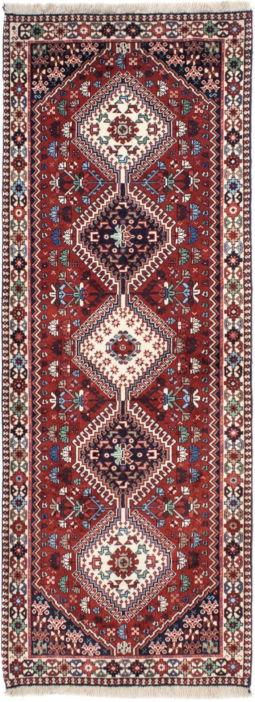 morgenland Wollteppich »Yalameh Medaillon Blu scuro 160 x 100 cm«, rechteck günstig online kaufen