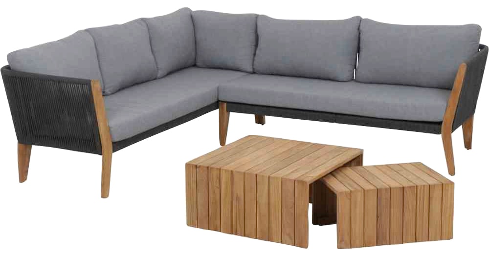 Siena Garden Gartenlounge-Set »Parma«, (Set, 4 tlg.)