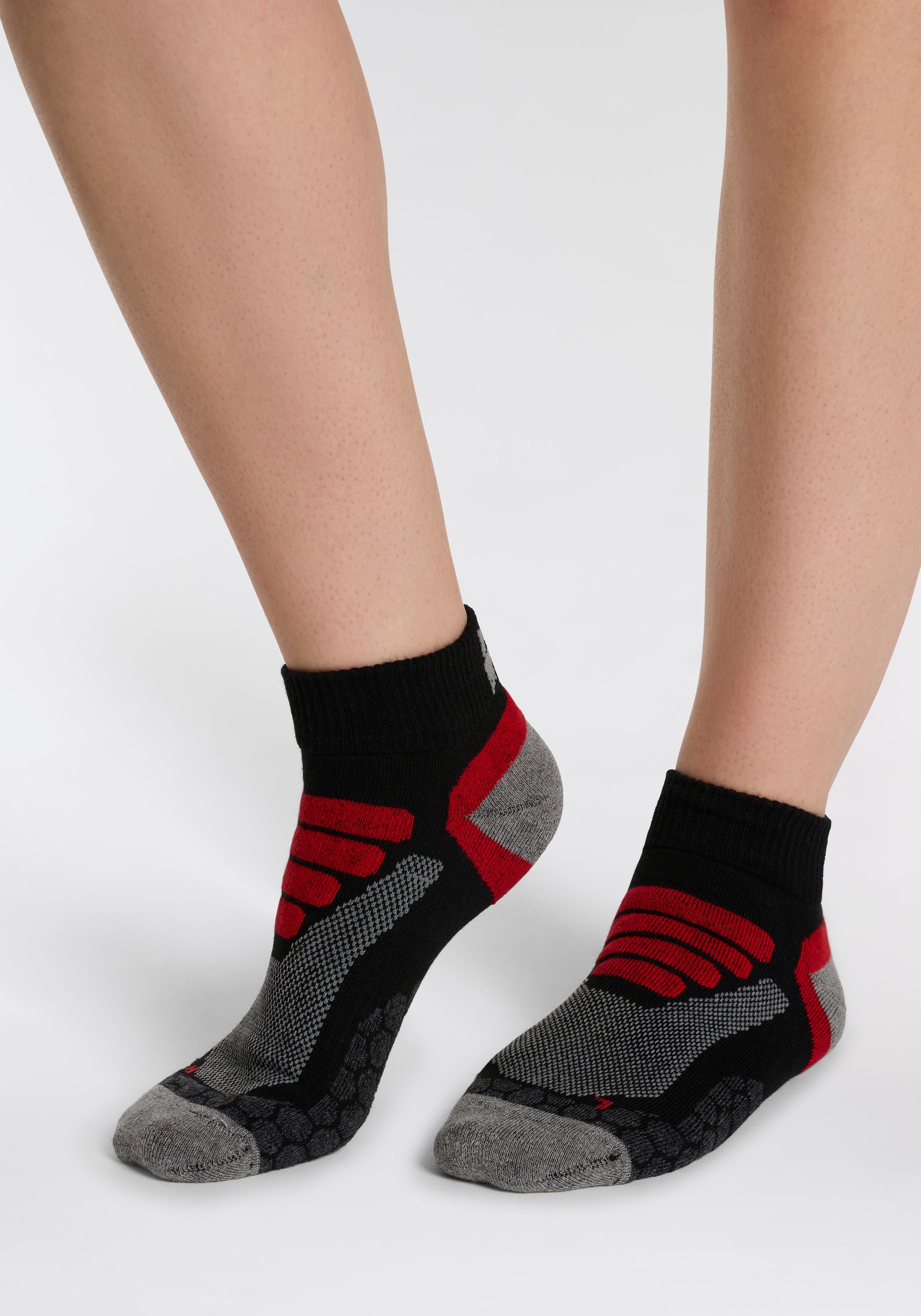 XTREME sockswear Laufsocken, (2 Paar), Unisex Sport- und Funktionssocken mit Rippstruktur
