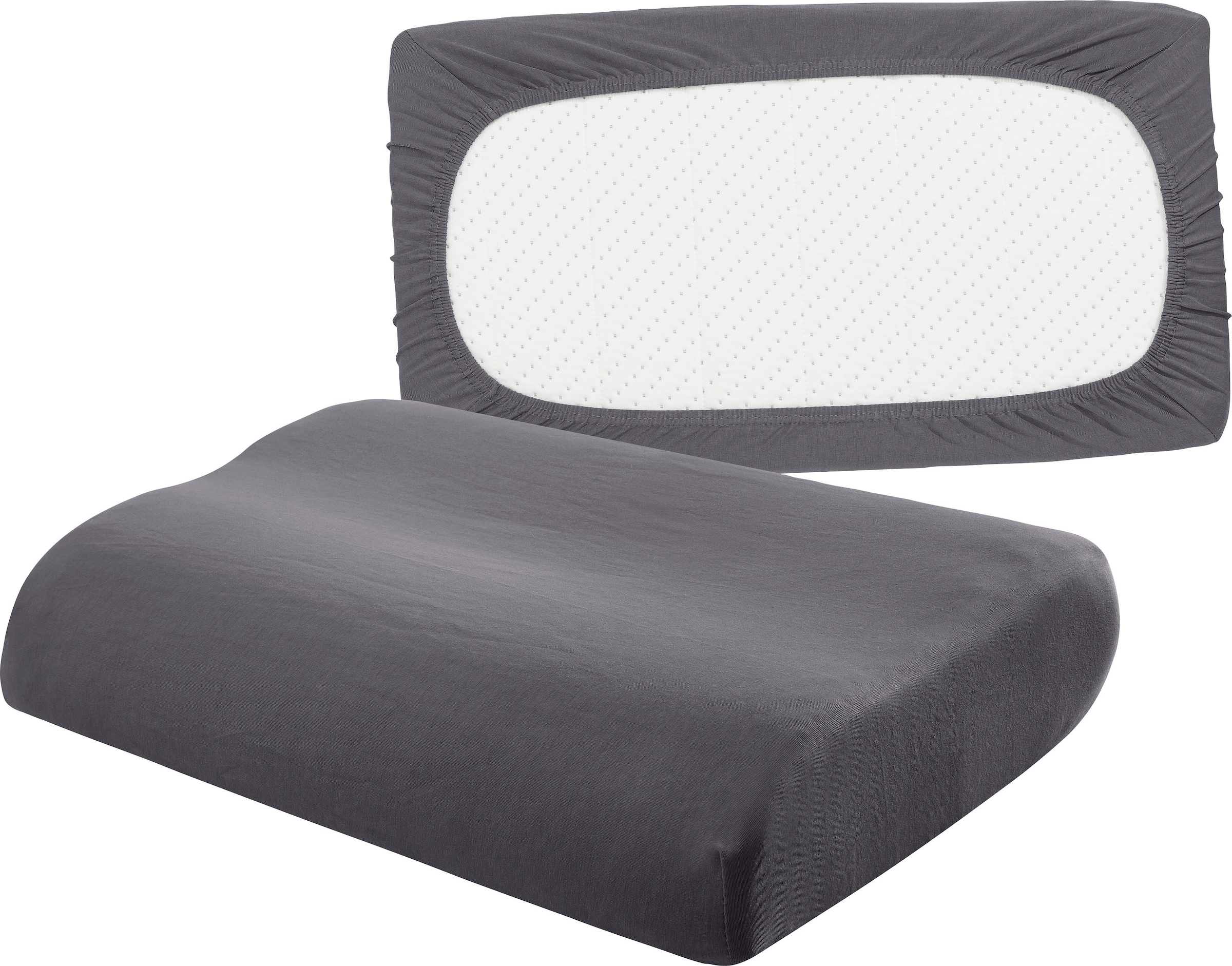 bellana Kissenbezug »Universal Jersey«, (2 St.), passend für Nackenstützkissen