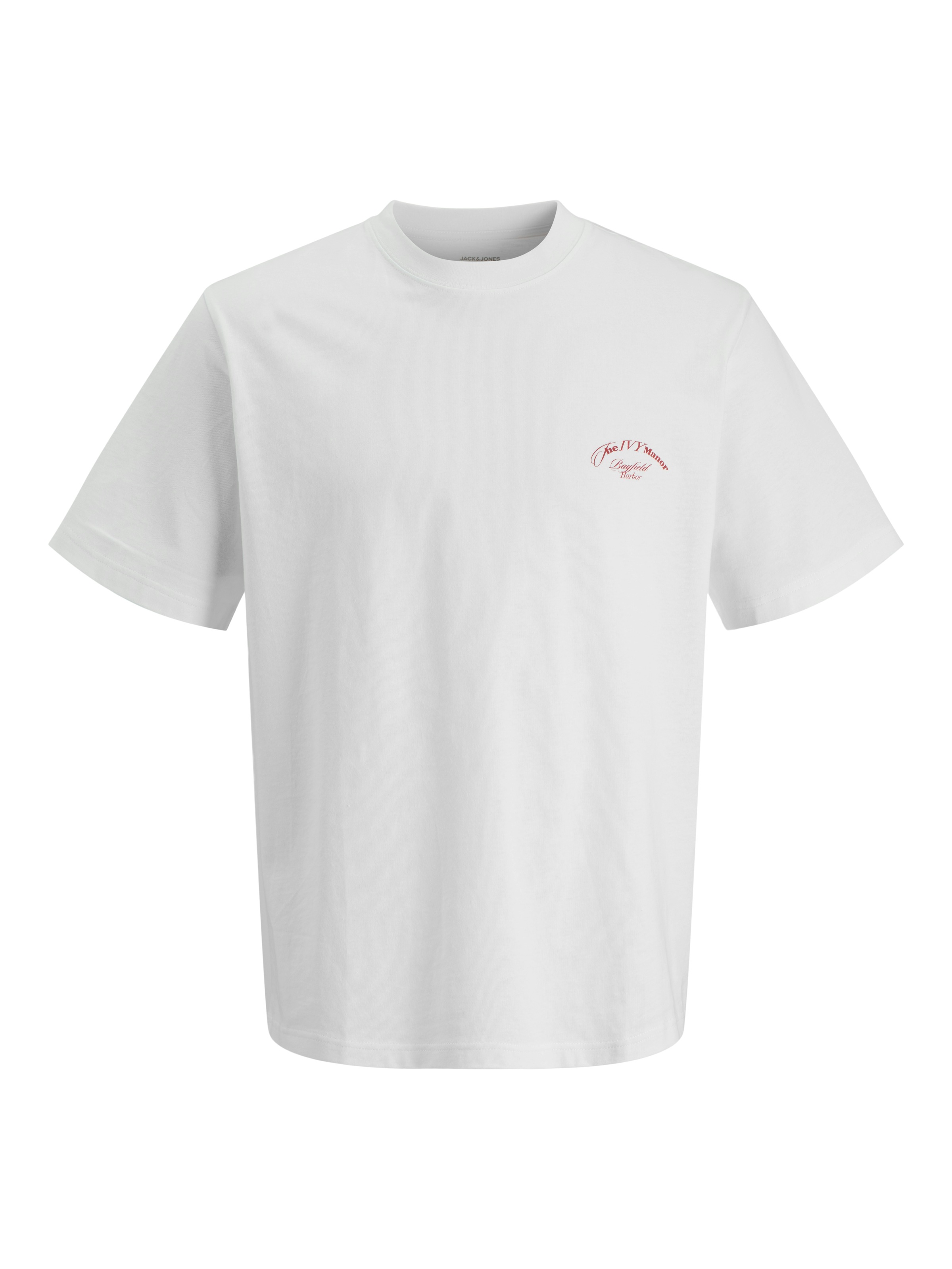 Jack & Jones T-Shirt »JORMONTAUK PHOTO BACK TEE SS CN«