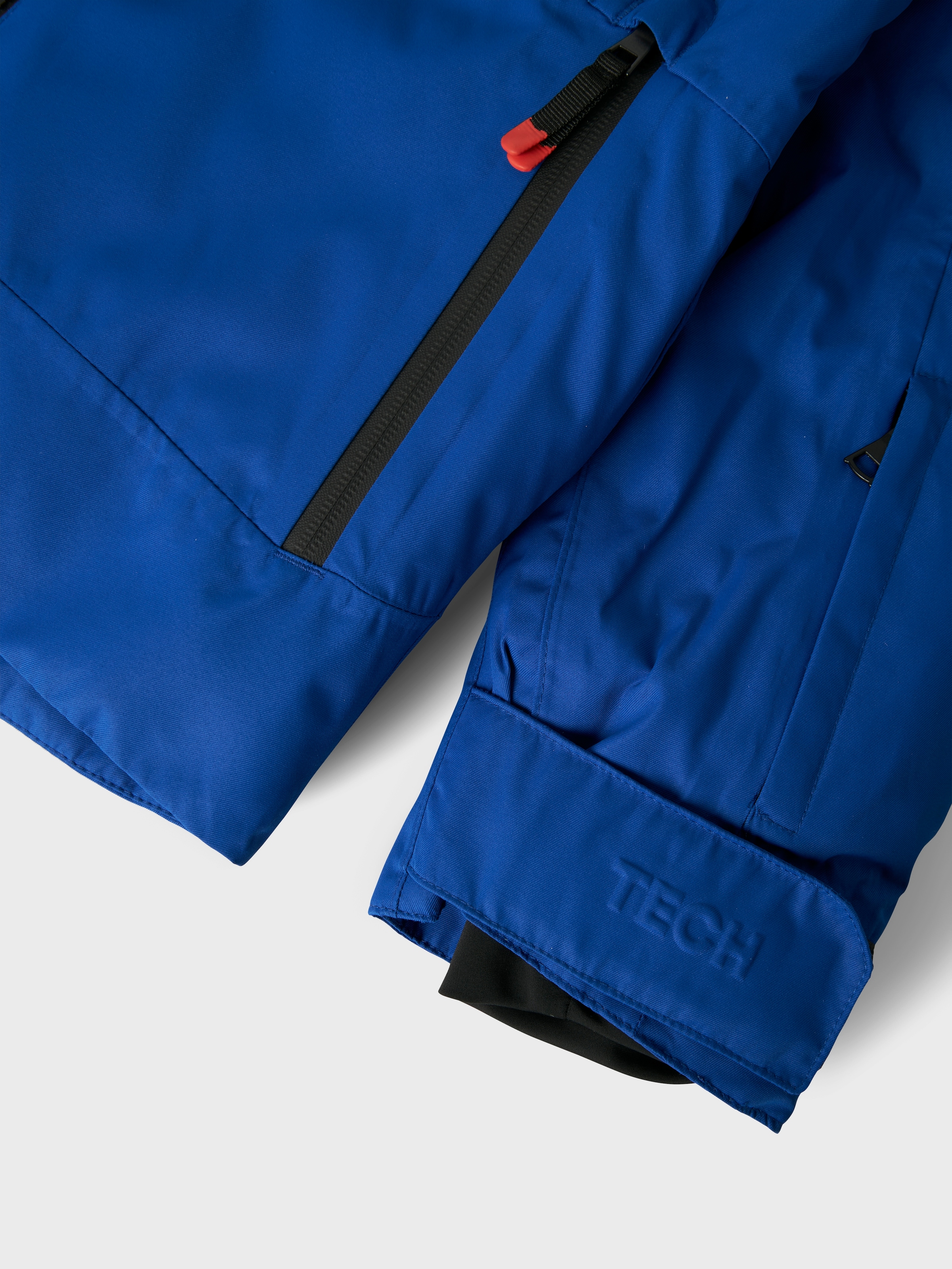 Name It Skijacke »NKNSLOPE10 JACKET SKI EDITION FO NOOS« mit Kapuze Skipasstasche, Recco-Reflektor, winddicht, wasserdicht