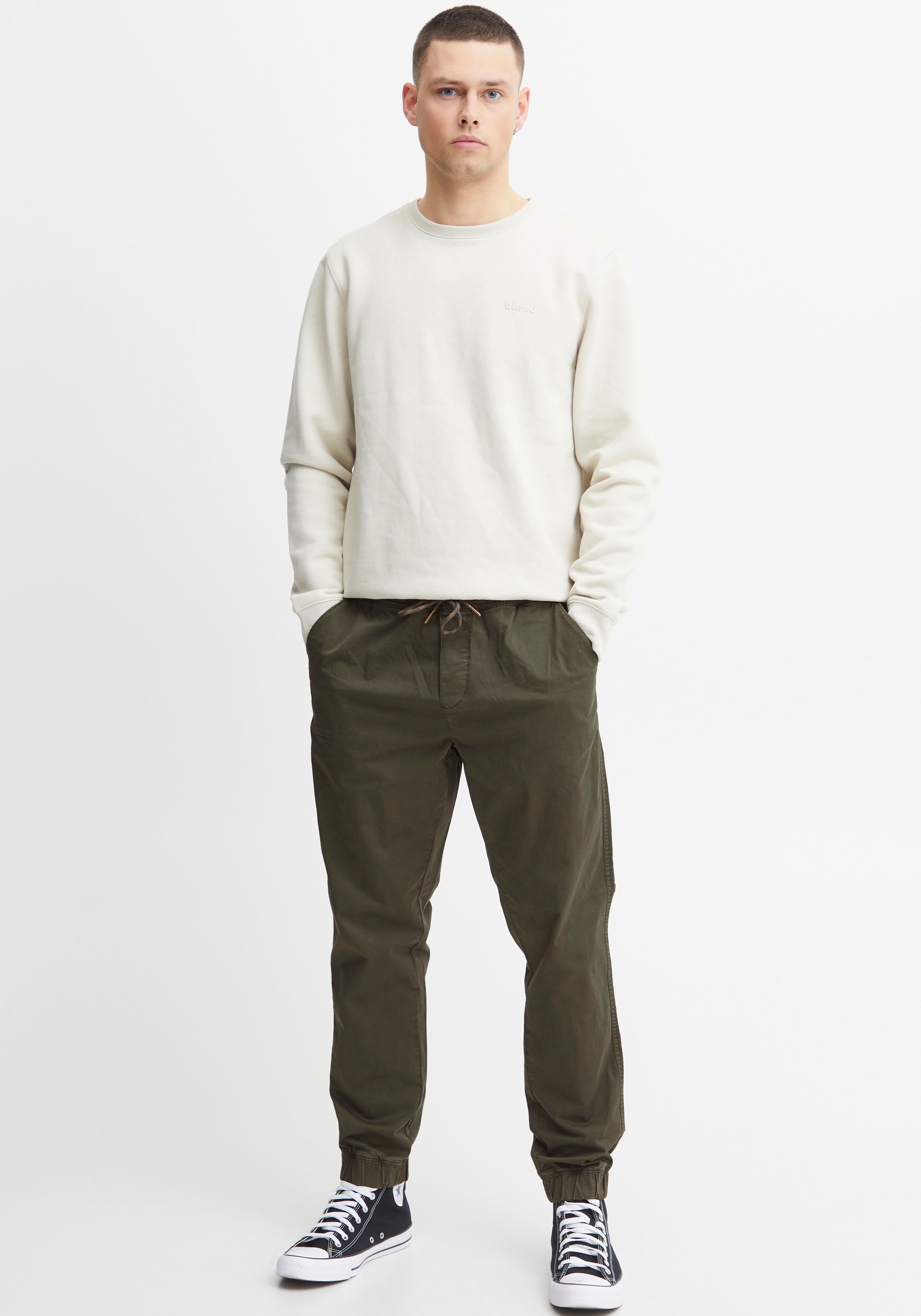 Blend Stoffhose »BHNIMBU pants«, mit Kordelzug und elastischem Bund
