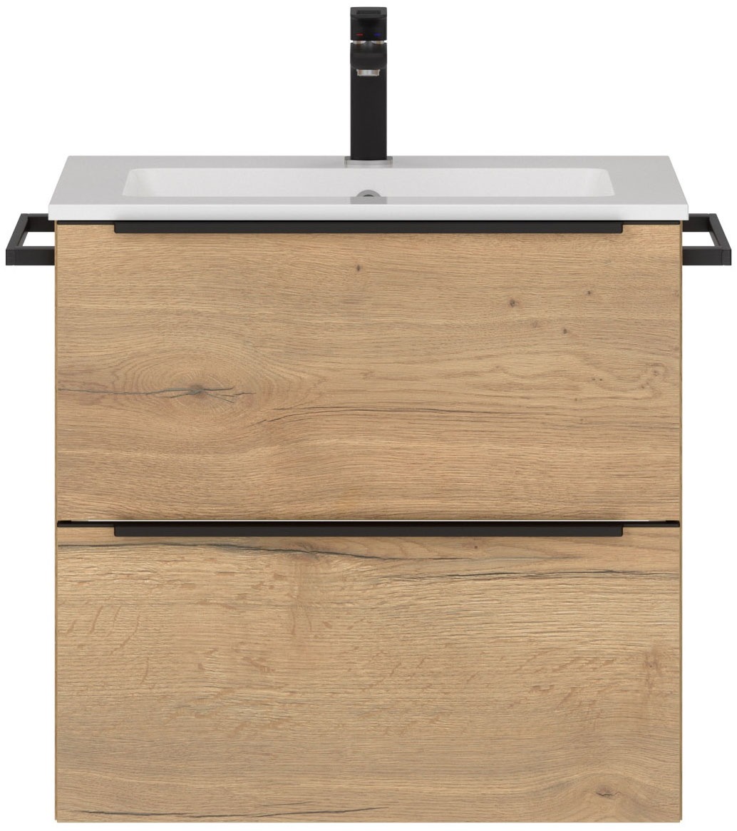 nobilia® Waschtisch-Set »Levere« vormontiert, mit Soft-Close, 1 Stk. tlg. günstig online kaufen