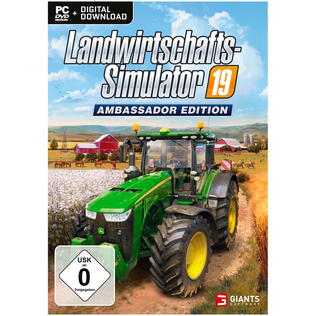 Astragon Spielesoftware »PC Landwirtschafts-Simulator 19 Ambassador Edition (Code in the Box!)«, PC