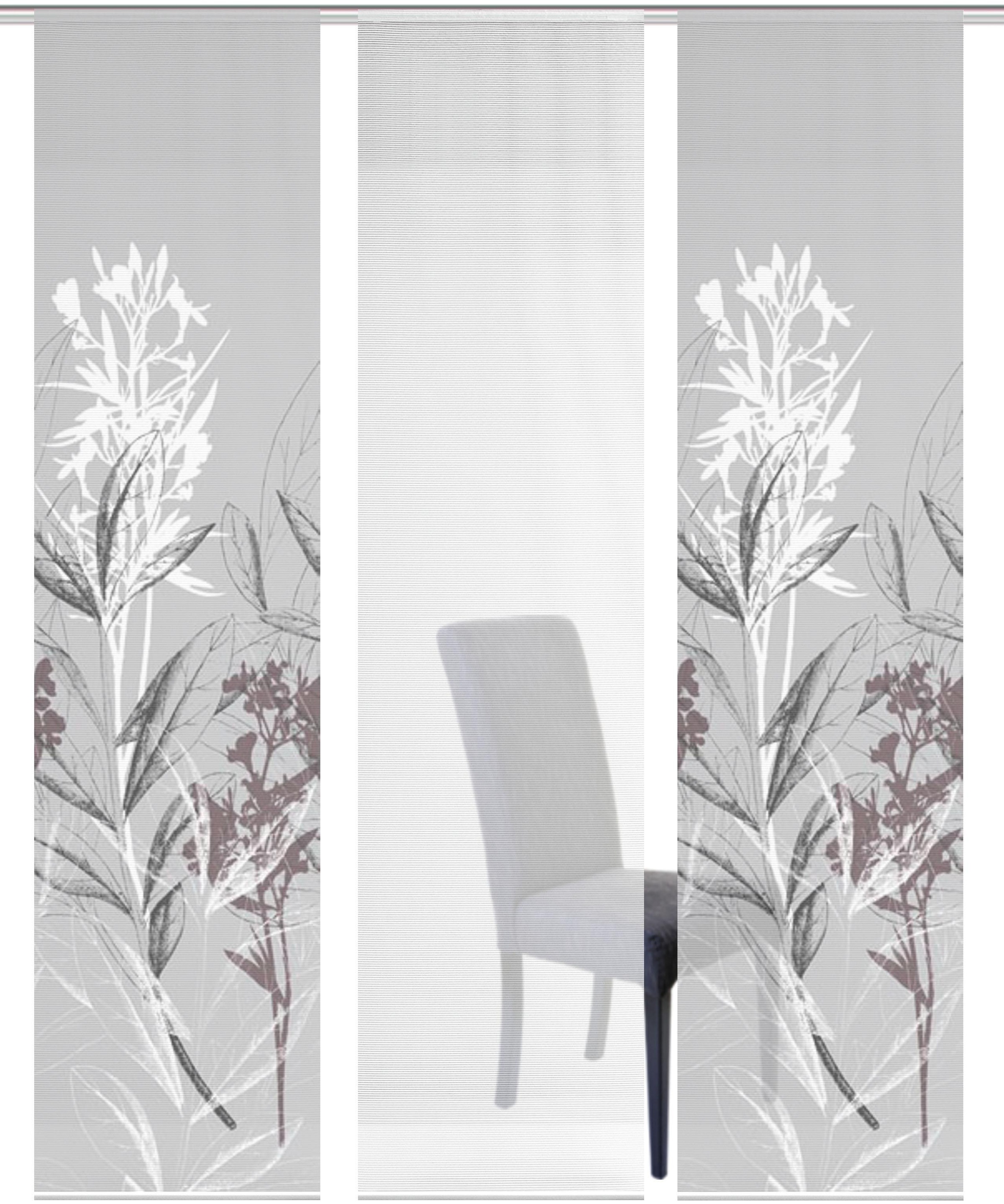 Vision S Schiebegardine »3ER SET SEMORA« Paneelwagen 3 Stk. tlg. HxB: 260x6 günstig online kaufen