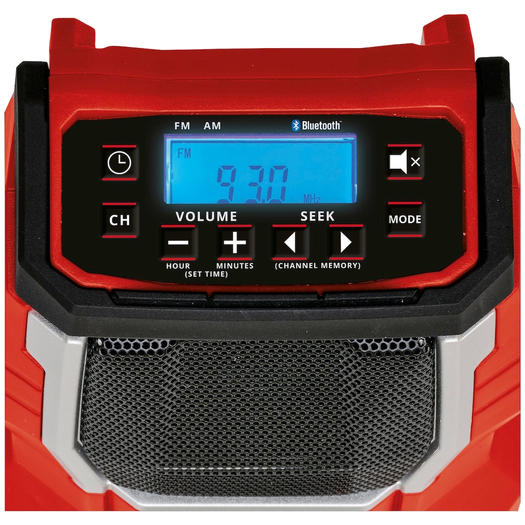 Einhell Baustellenradio »TC-RA 18 Li BT - Solo«, (Bluetooth FM-Tuner-AM-Tuner)