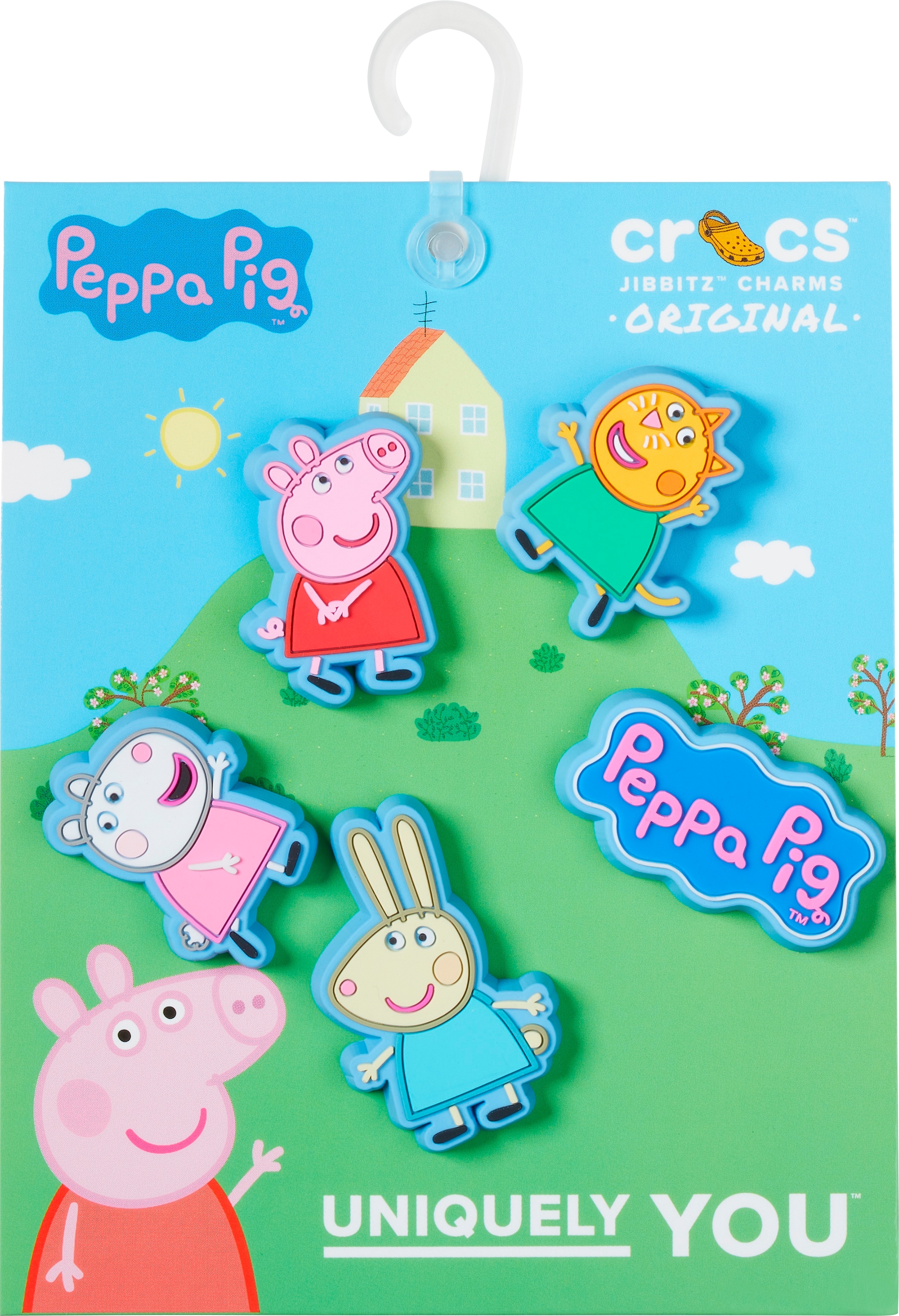 Crocs Schuhanstecker »Jibbitz™ Peppa Pig« Set, Kein Spielzeug. Nicht für Kinder unter 3 Jahren geeignet, 5 Stk. , Charm, Anstecker für Crocs Schuhe