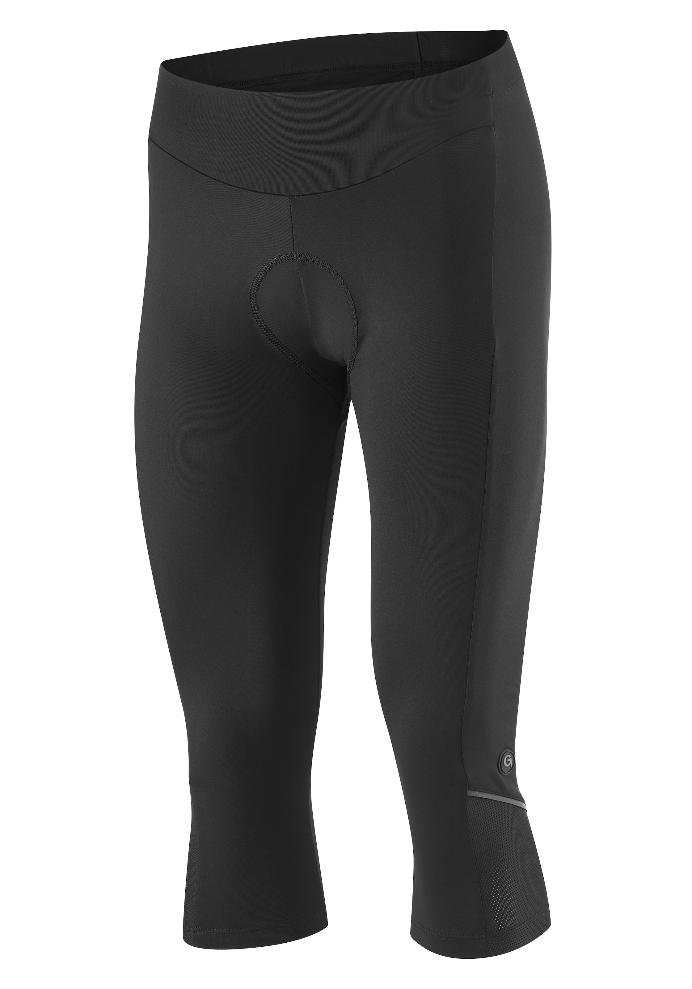 Gonso Fahrradhose »Essential Tight 3/4 W«, Damen 3/4 Radhose mit Sitzpolster, atmungsaktive Radlerhose, Tight Fit