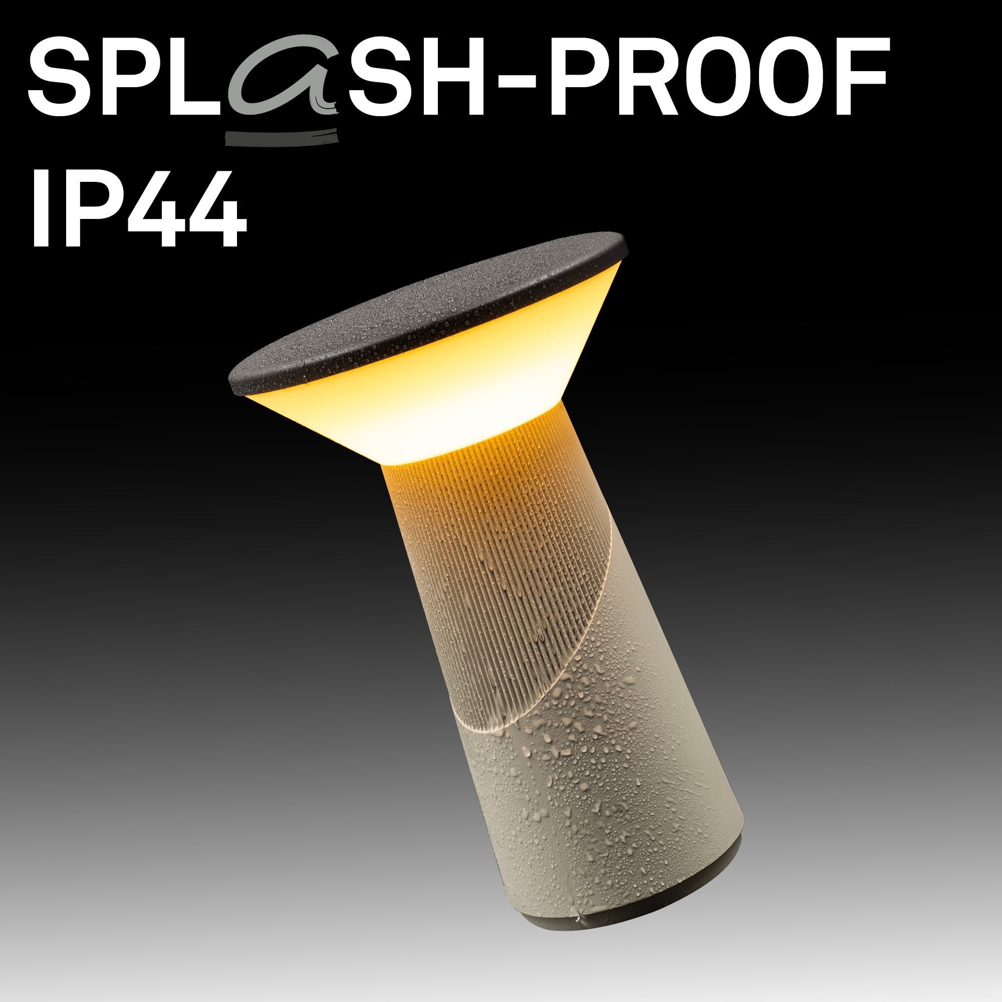 Briloner Leuchten LED Tischleuchte »PILIA« LED-Board 1 Stk. Warmweiß 15x24 cm, Akku tauschbar, Indoor/Outdoor, Wohnzimmer, Balkon