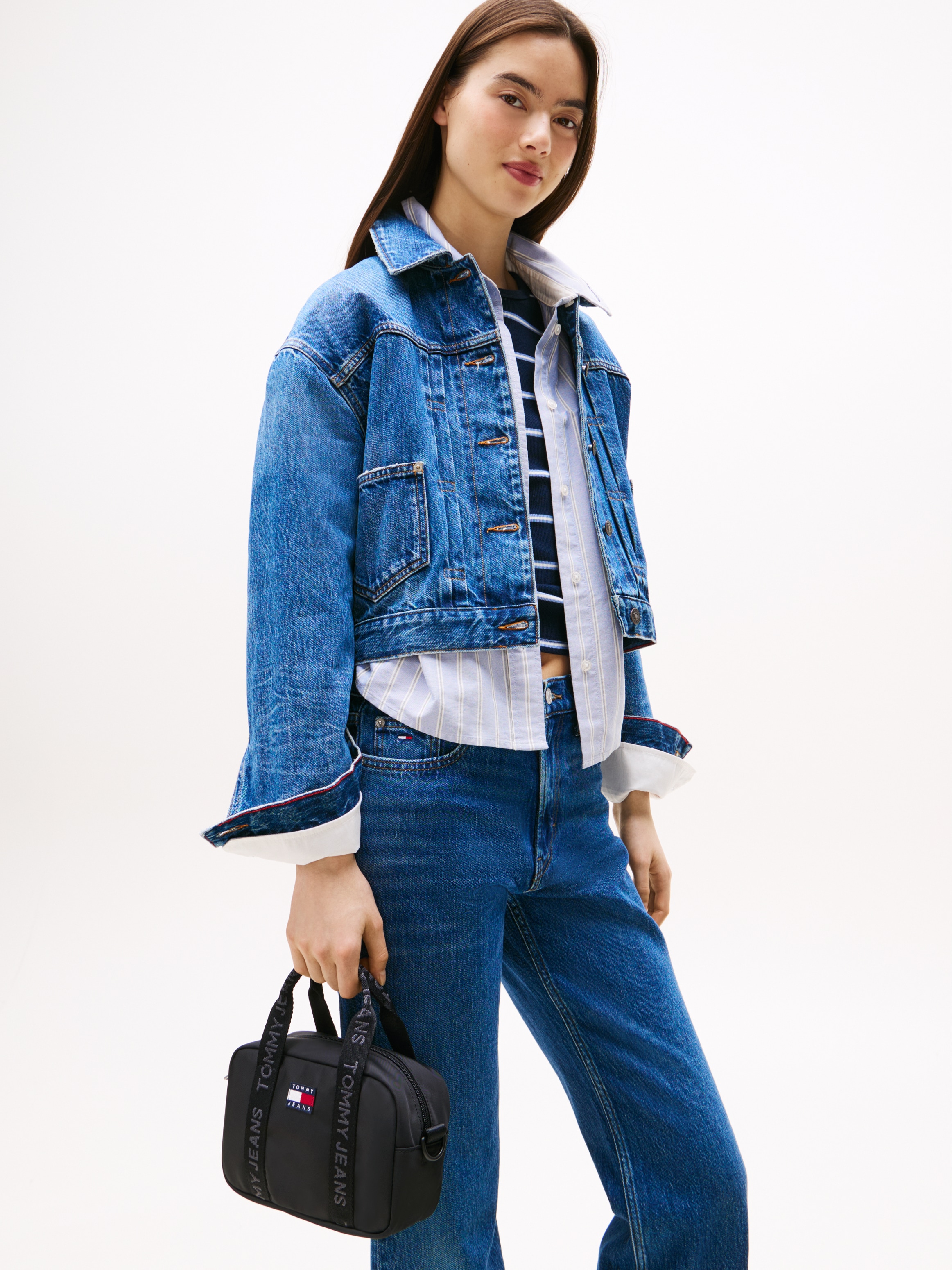 Tommy Jeans Umhängetasche »TJW ESS DAILY CROSSOVER« , Damen Schultertasche, Tragetasche mit Logoschriftzüge