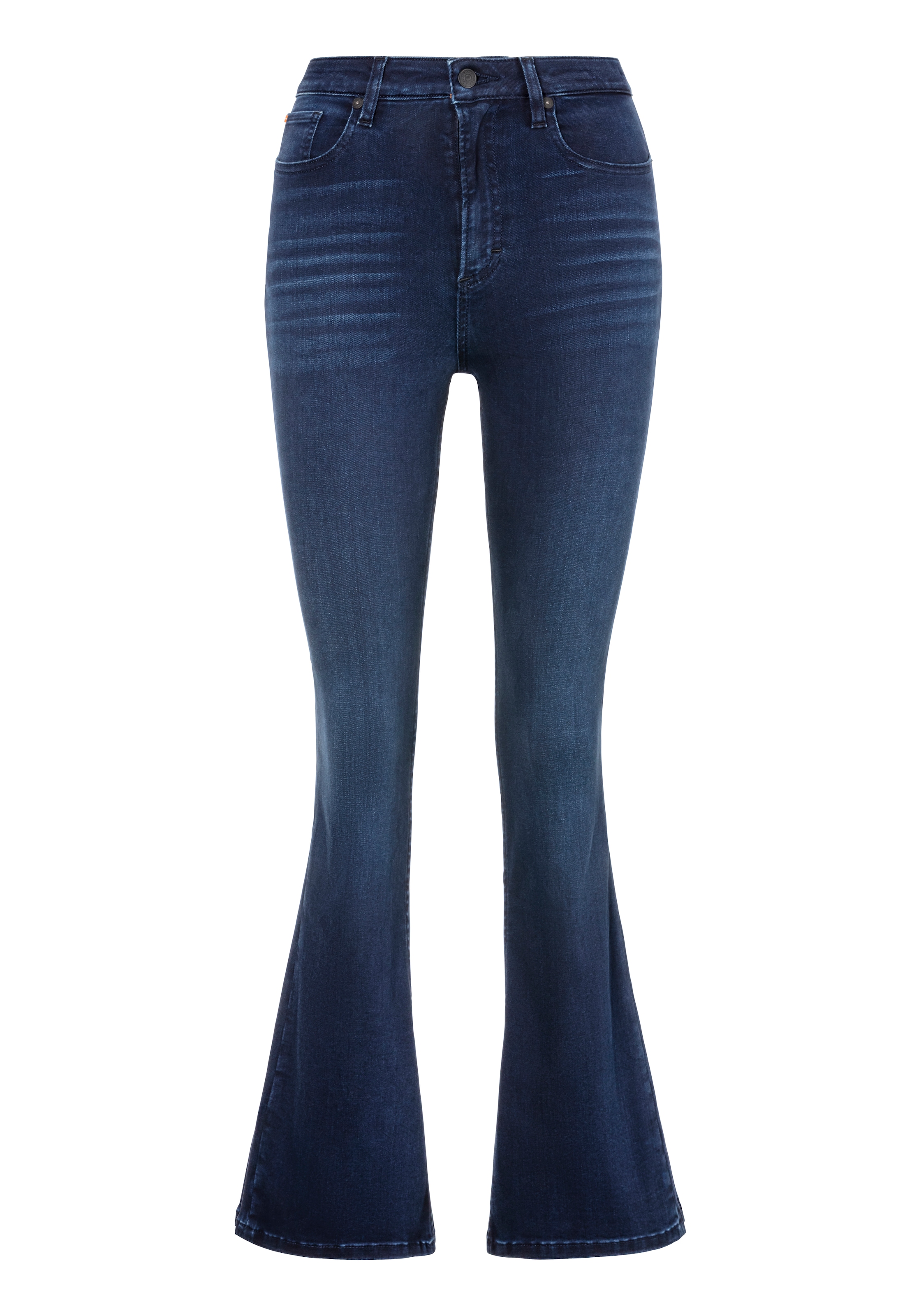 BOSS ORANGE High-waist-Jeans »Rosa High Rise Bootcut Premium Damenmode«