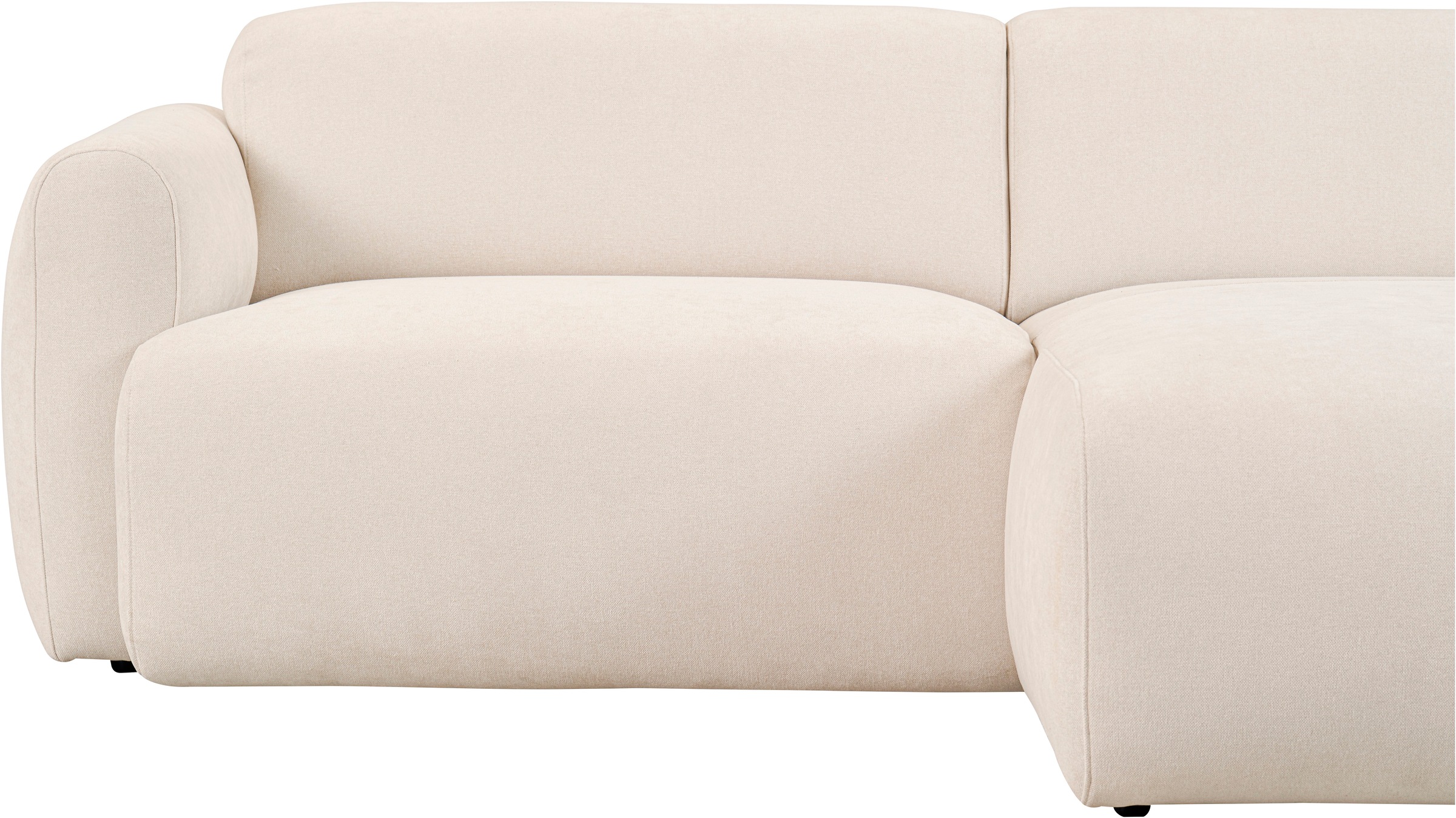 andas Ecksofa »Myrland«, Breite 232 cm, Chenille, Easy Clean Stoff, mit Kaltschaum