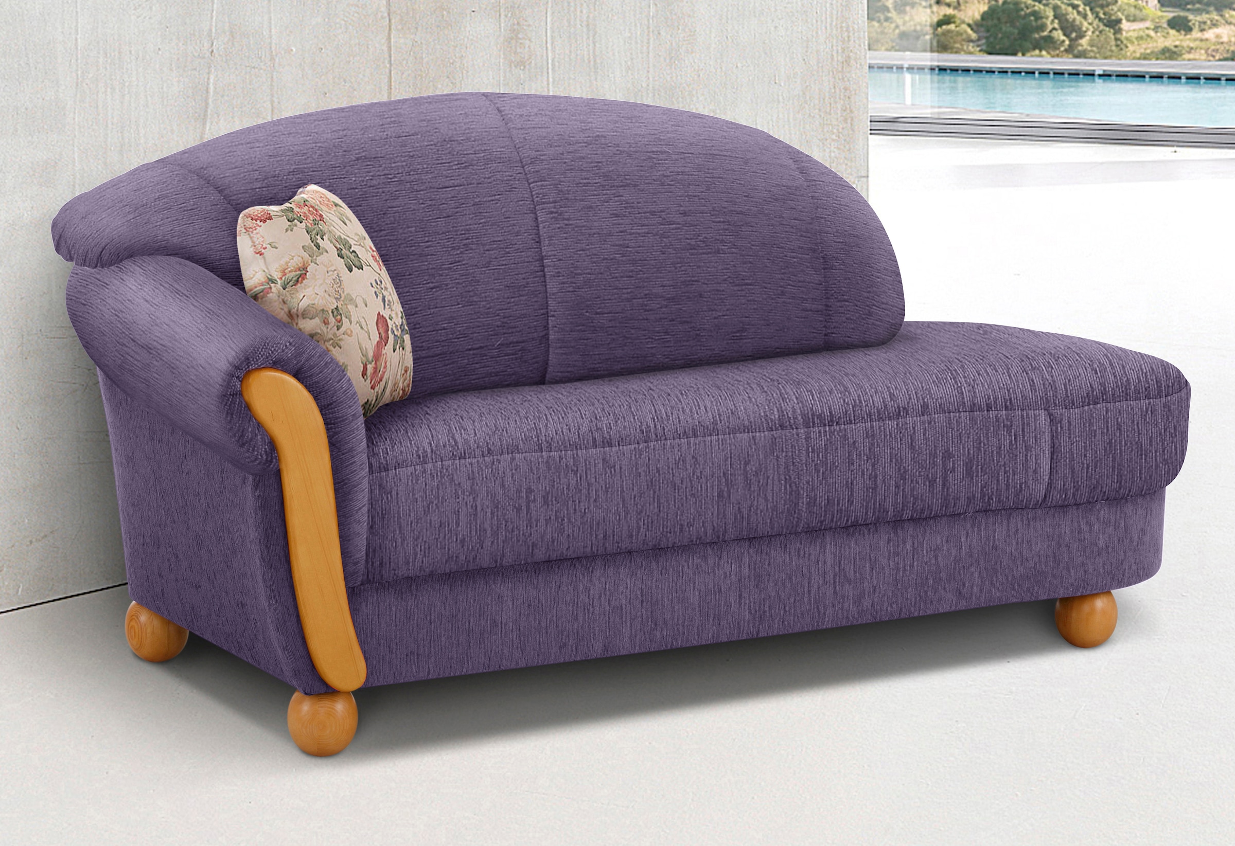 Home affaire Ottomane »Milano, bequemes solitär Sofa im Landhaus-Stil, B/T/ günstig online kaufen