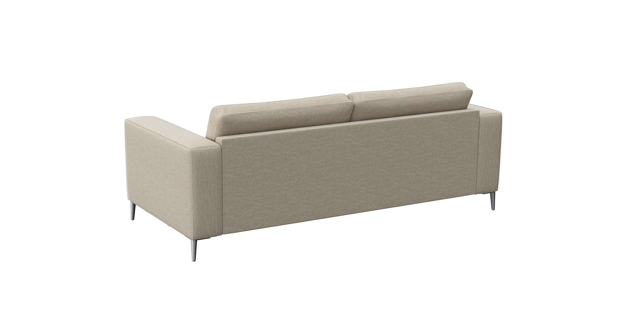 FLEXLUX 2,5-Sitzer »Fiore, super Sitzkomfort durch Kaltschaum im Sitz,«, breite Armlehnen, Füße Alu