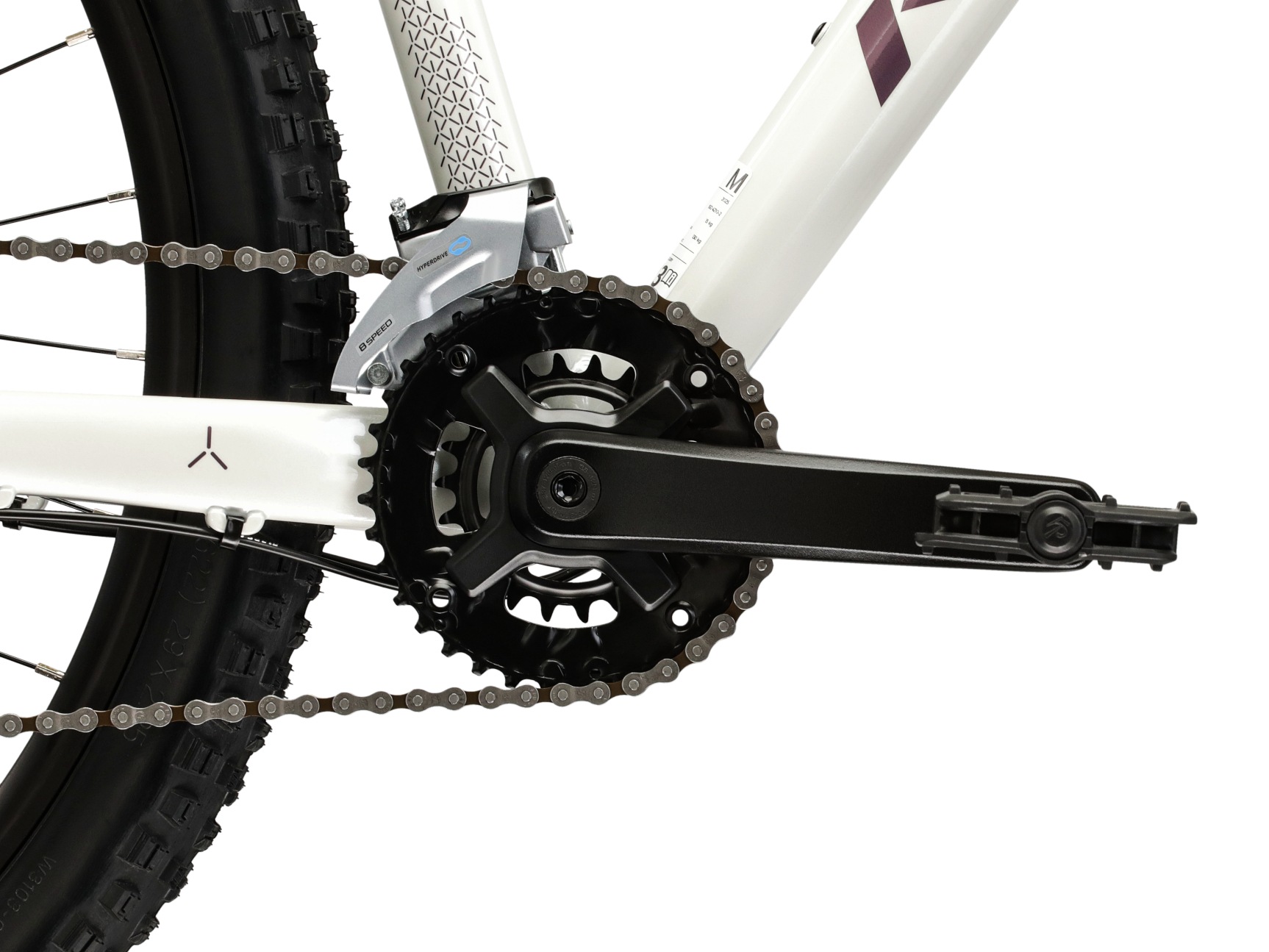 Kross Mountainbike »KROSS Mountainbike Hardtail 27,5" LEA 4.0 weiß 16 Gänge« 16 Gang Shimano ACERA M3020 Schaltwerk Kettenschaltung