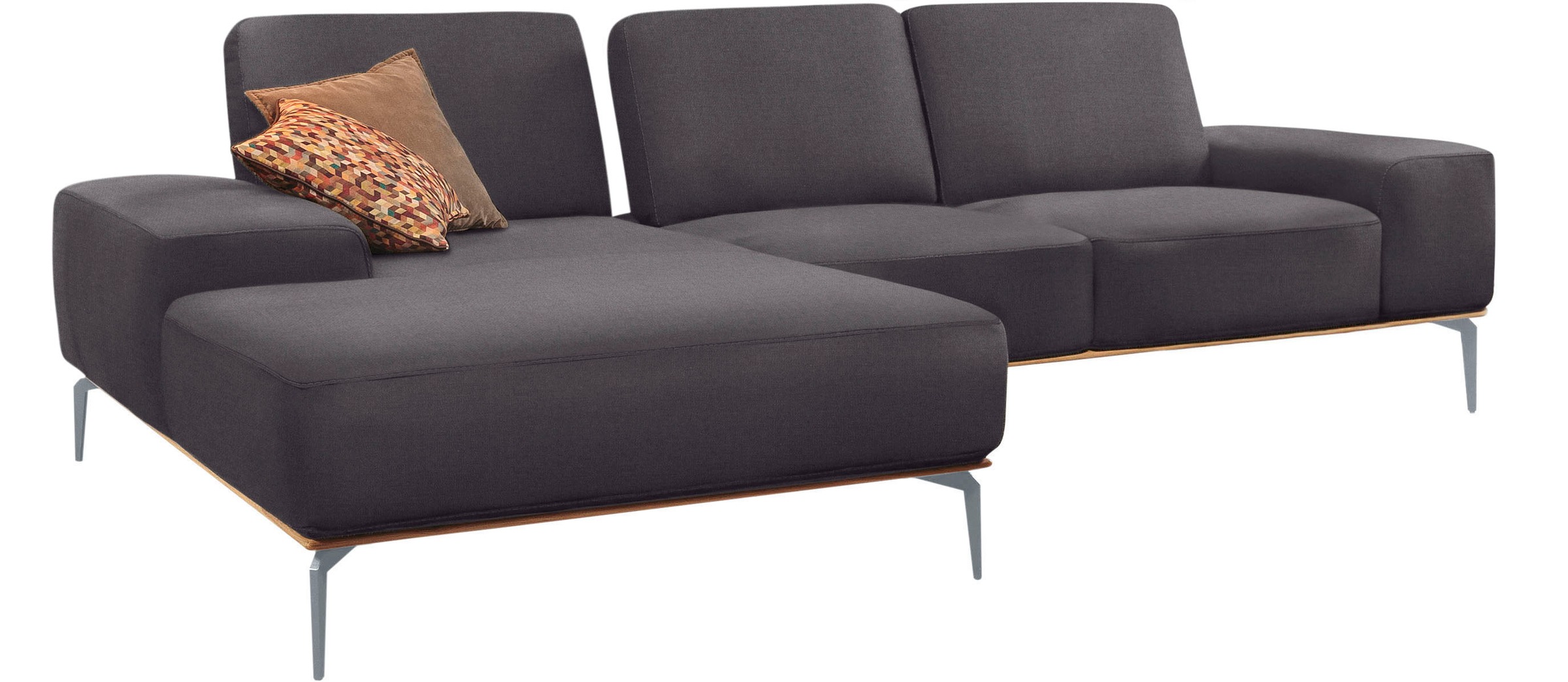 W.SCHILLIG Ecksofa "run, Designsofa mit tollem Sitzkomfort, bequem, L-Form" günstig online kaufen